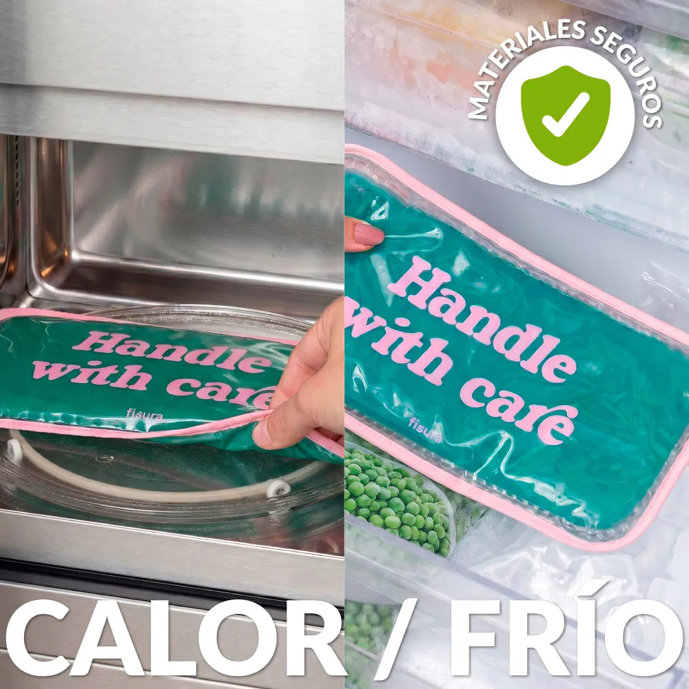 Almohadilla corporal de gel "Handle with care"