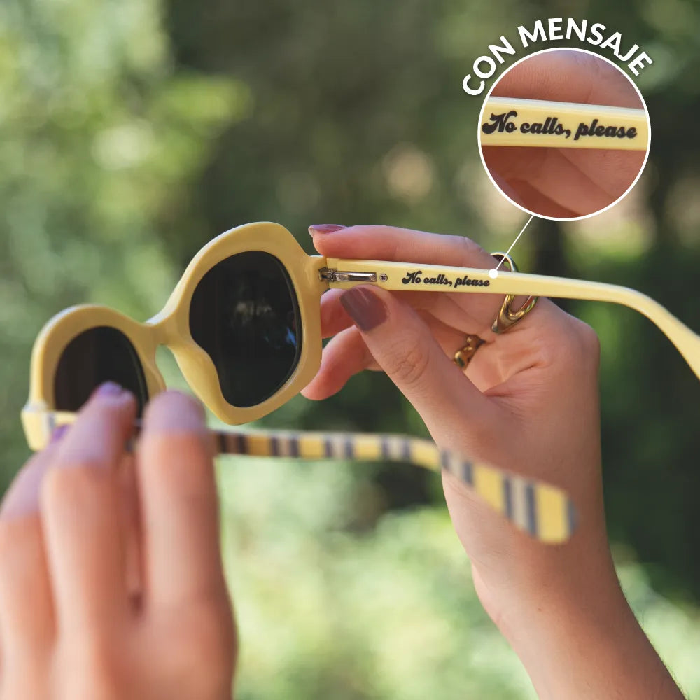 Gafas de sol “No calls, please”
