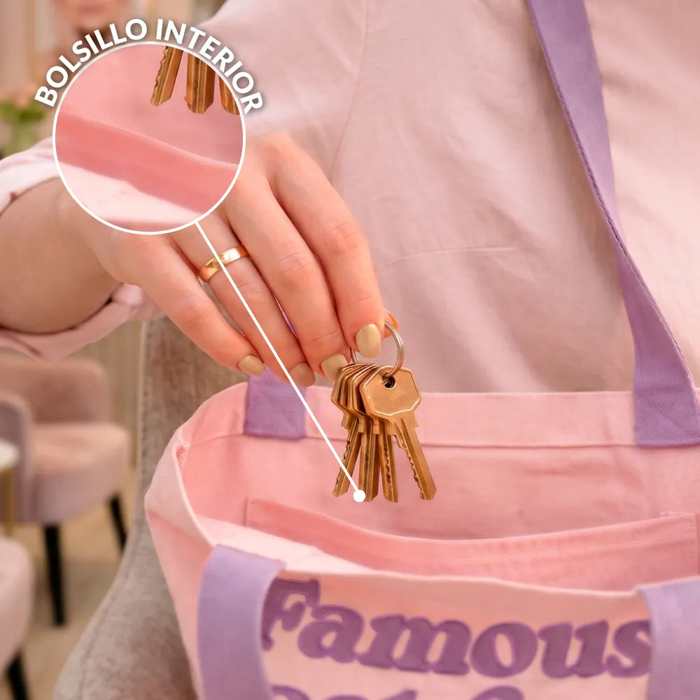 Tote bag pana "Famous actress"