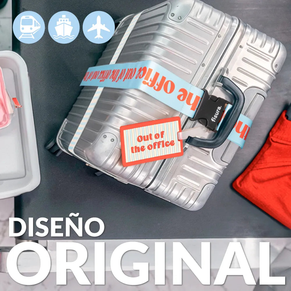 Identificador de maleta "Out of the office"