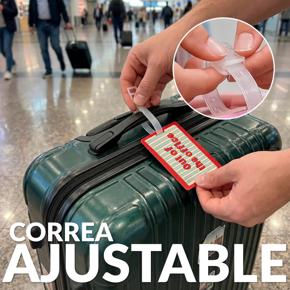 Identificador de maleta "Out of the office"
