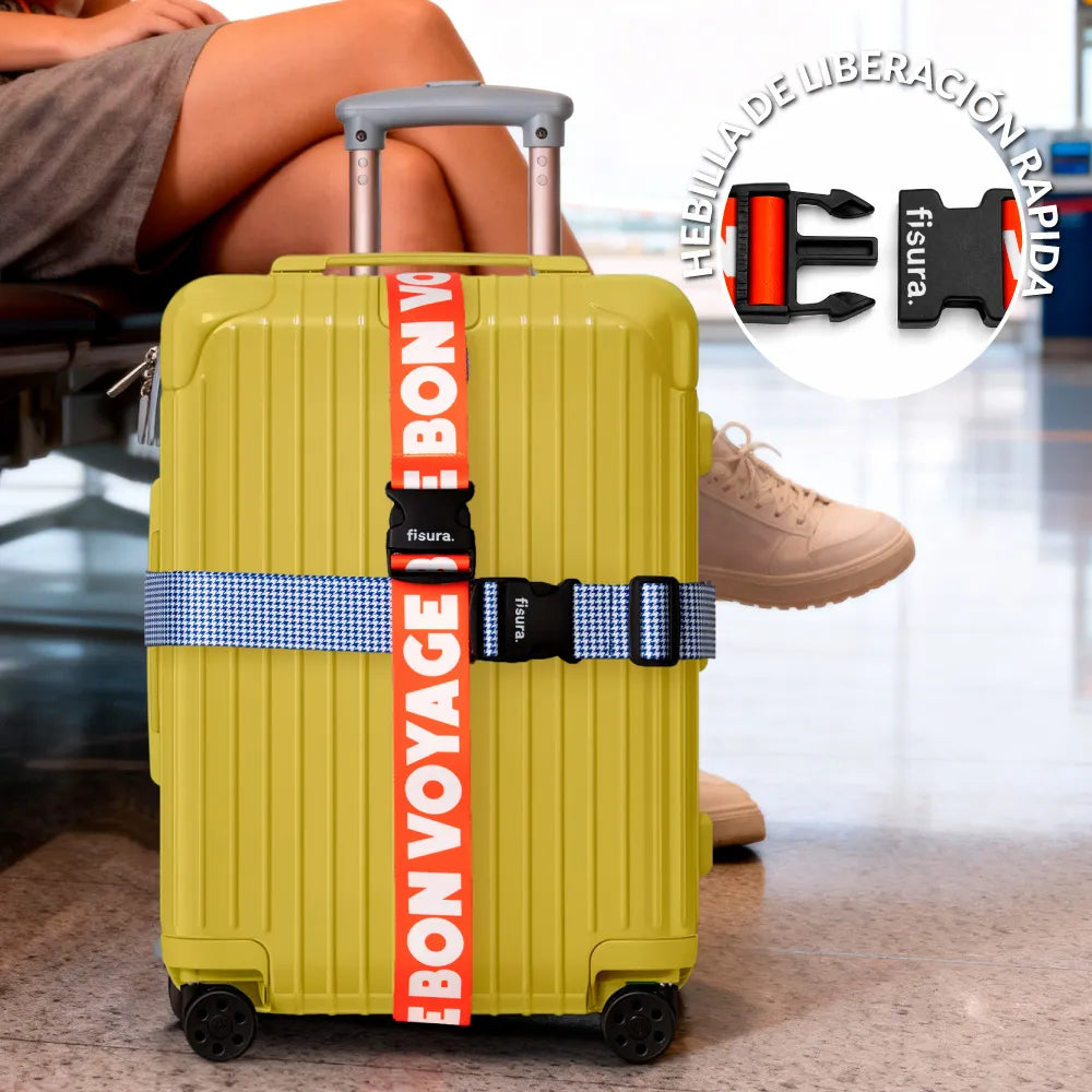 Cinta para maleta “Bon voyage”