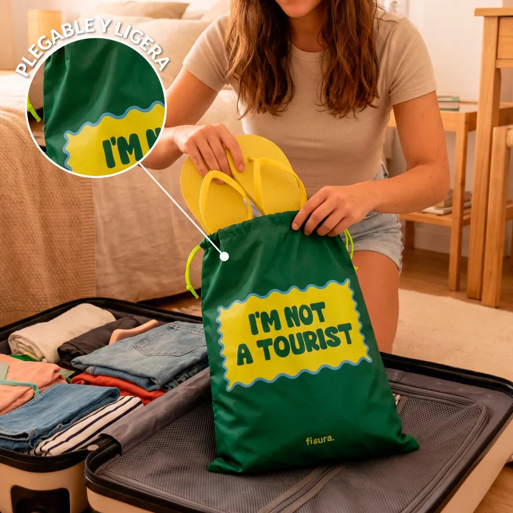 Bolsas de viaje “I’m not a tourist”