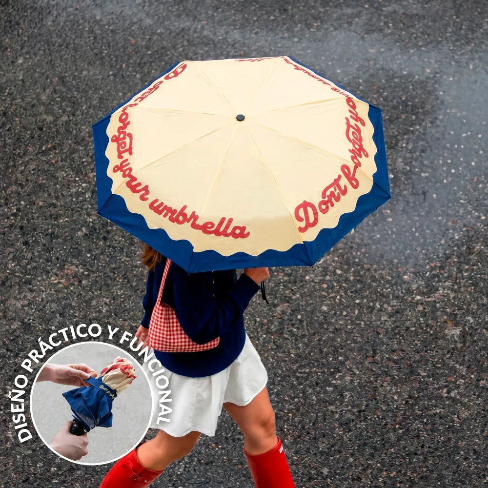 Paraguas plegable “Don’t forget your umbrella”