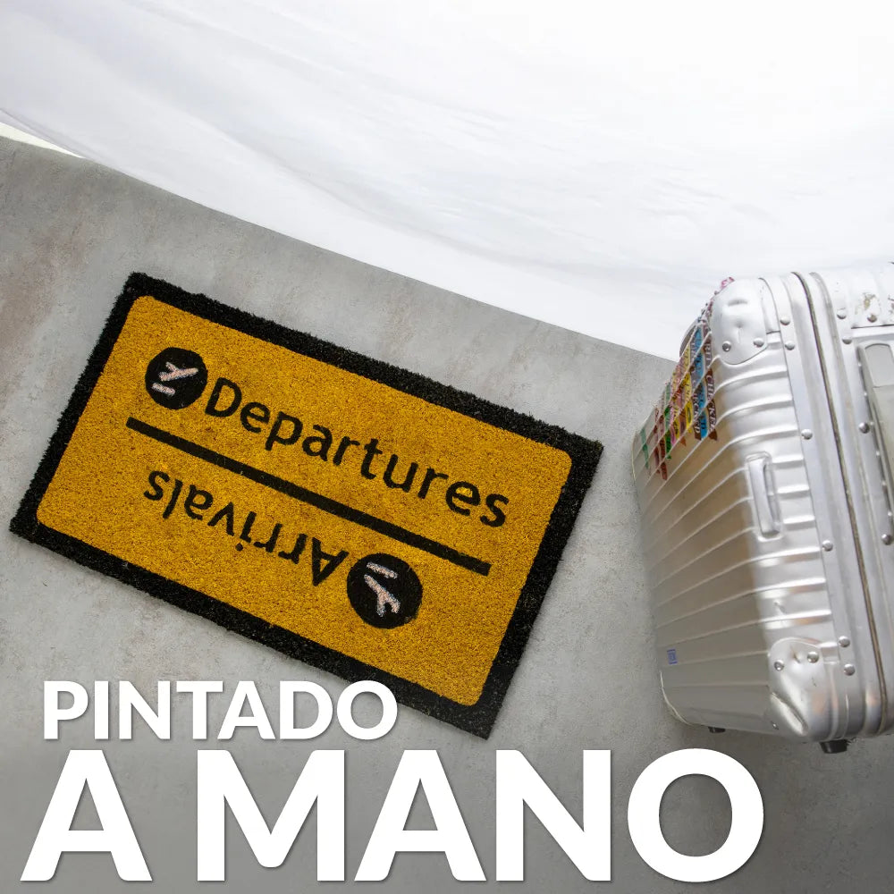 Felpudo "Arrivals/Departures"