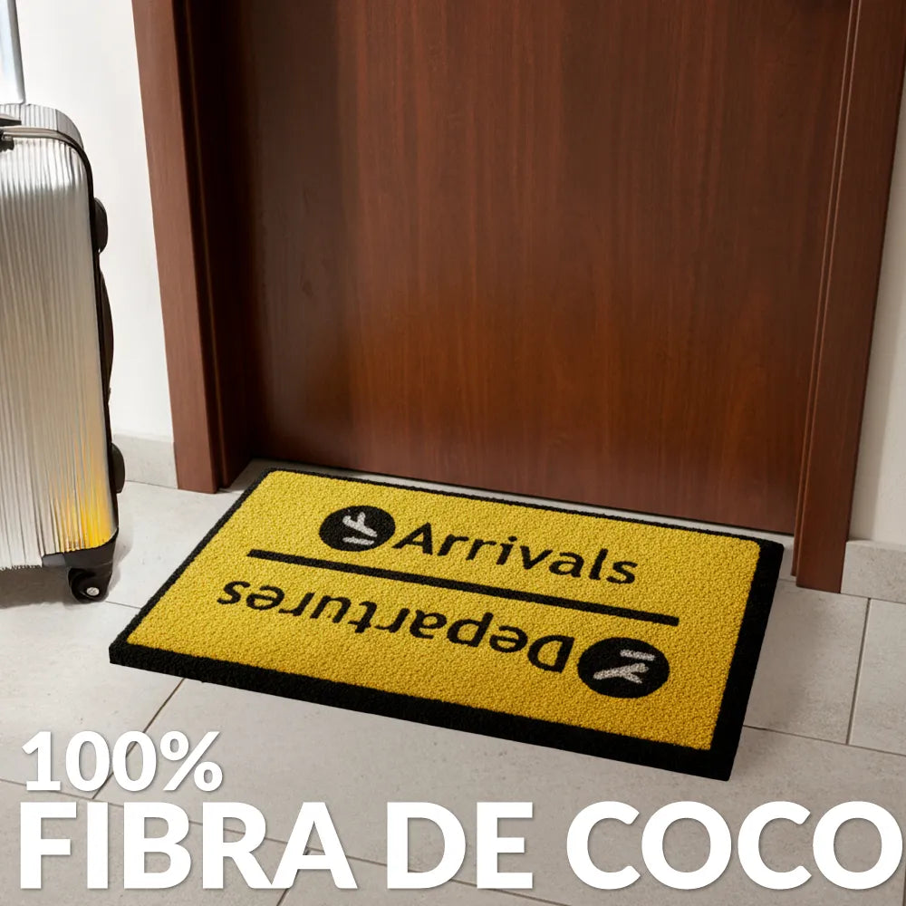 Felpudo "Arrivals/Departures"