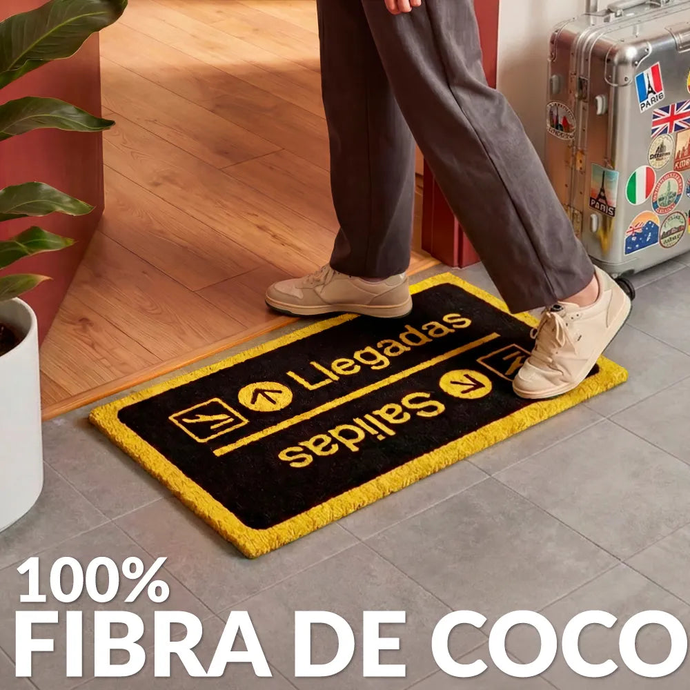 Felpudo "Llegadas/Salidas”