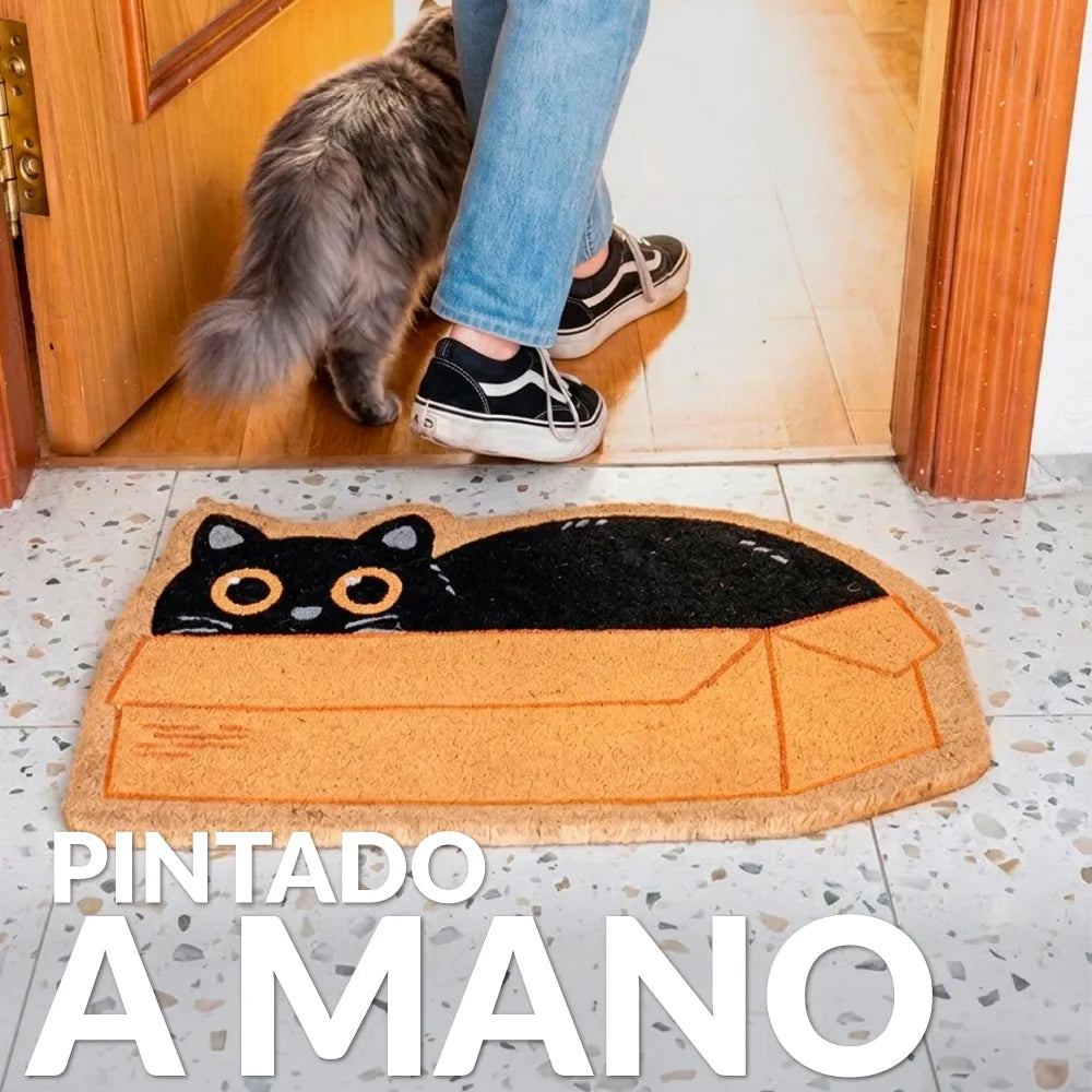 Felpudo "Caja gato"