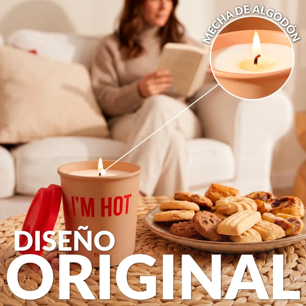 Bougie multi-usages “I’m hot” – café