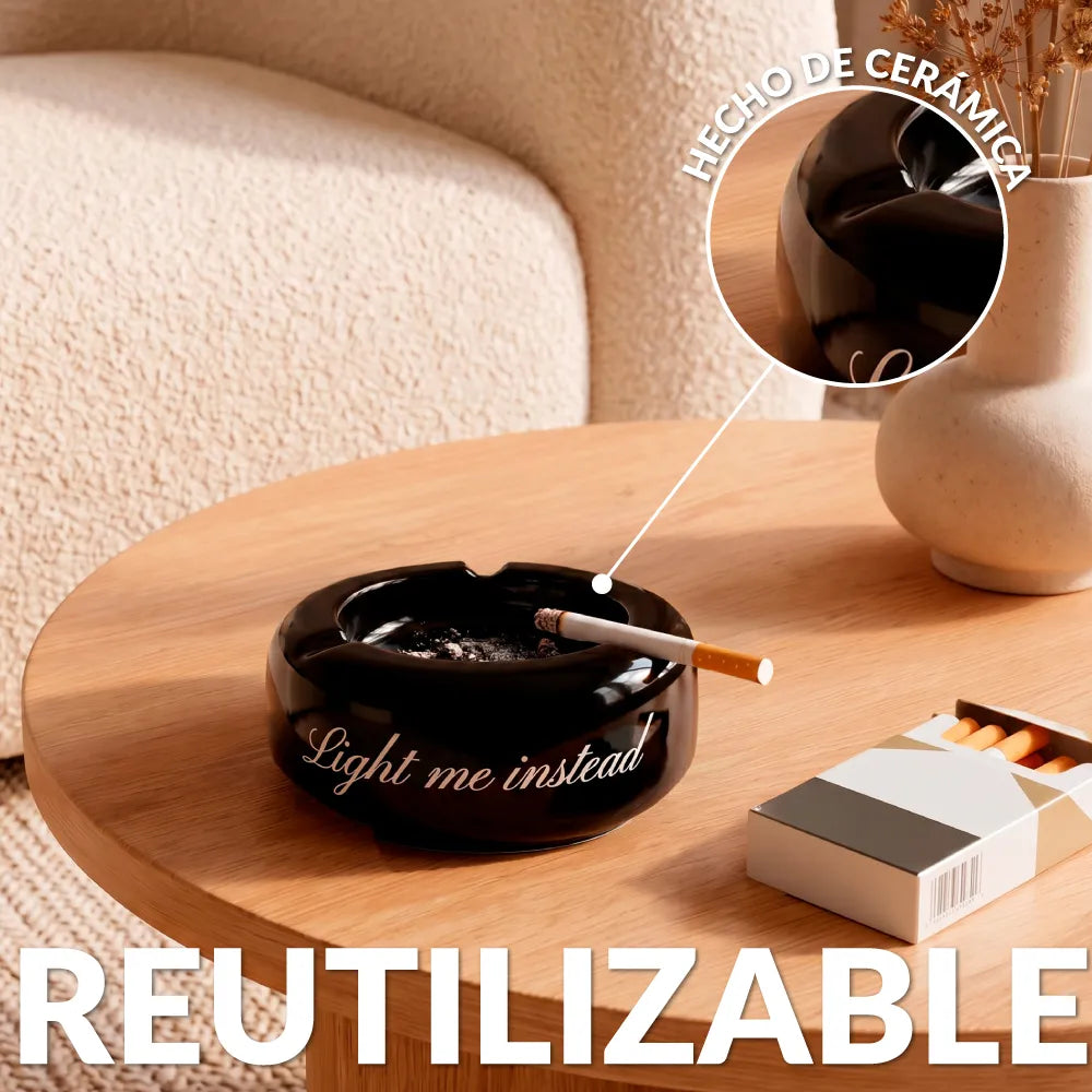 Bougie multi-usages “Light me instead” – tabac et miel
