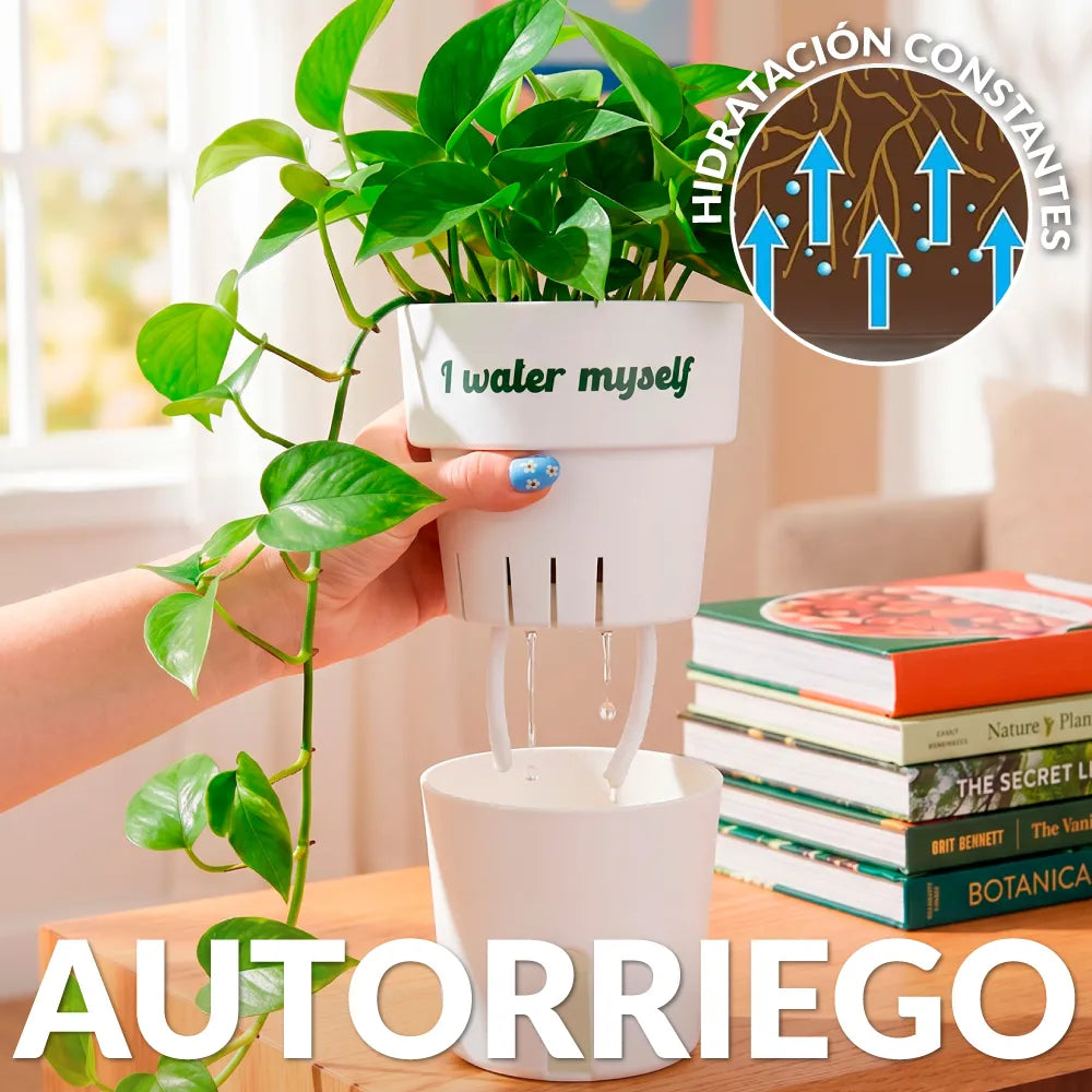 Macetero autorriego “I water myself”
