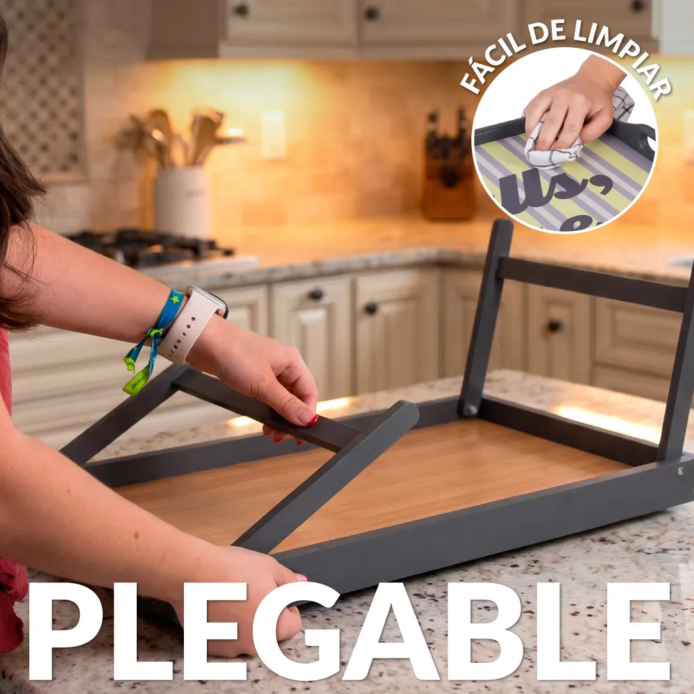 Bandeja plegable “No calls, please”