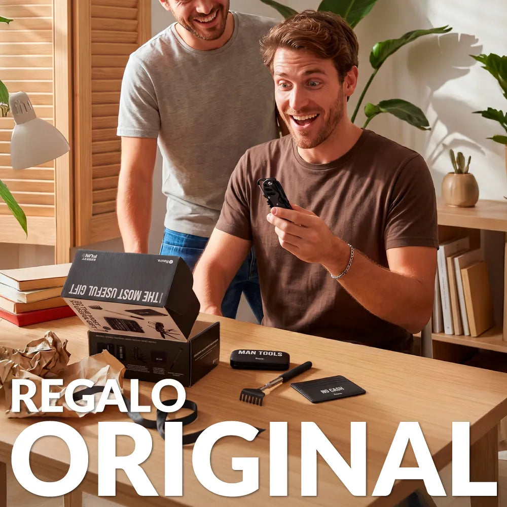 Pack regalo "The most useful gift" negro