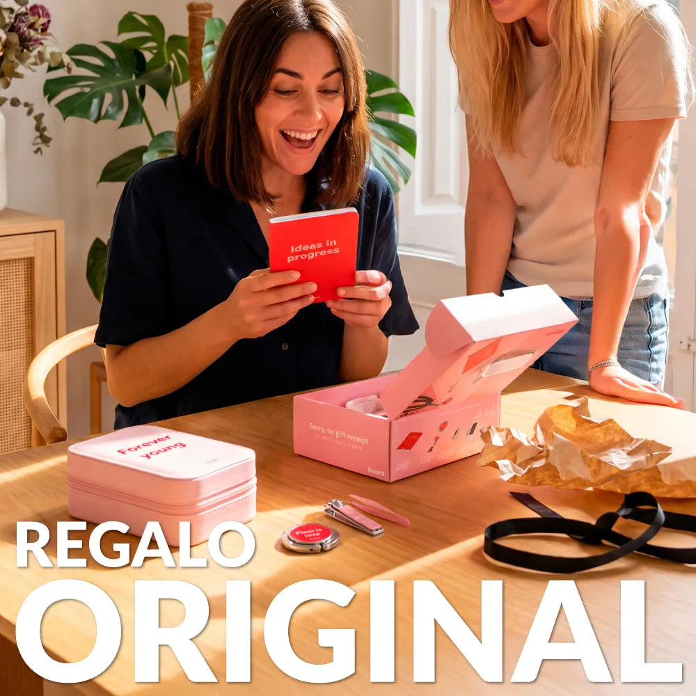 Pack regalo "The most useful gift" rosa