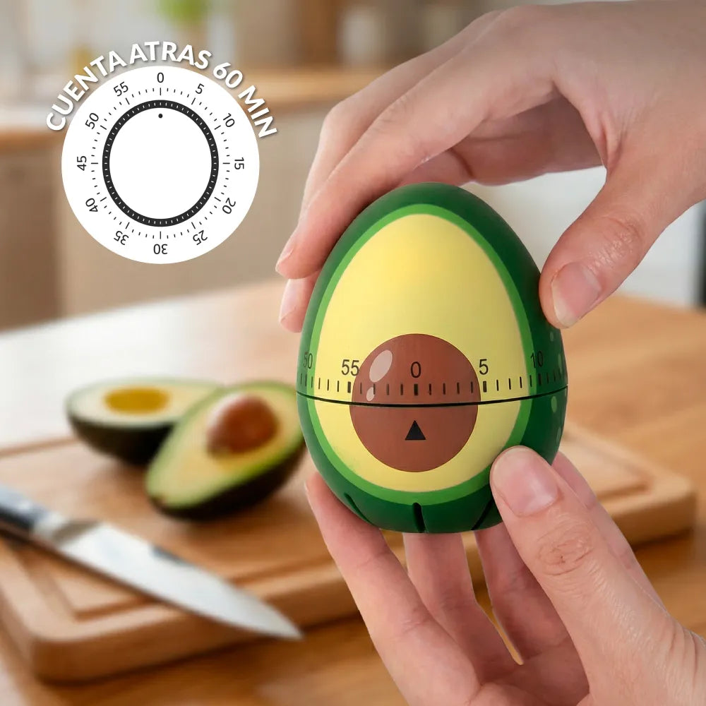 Temporizador de cocina aguacate