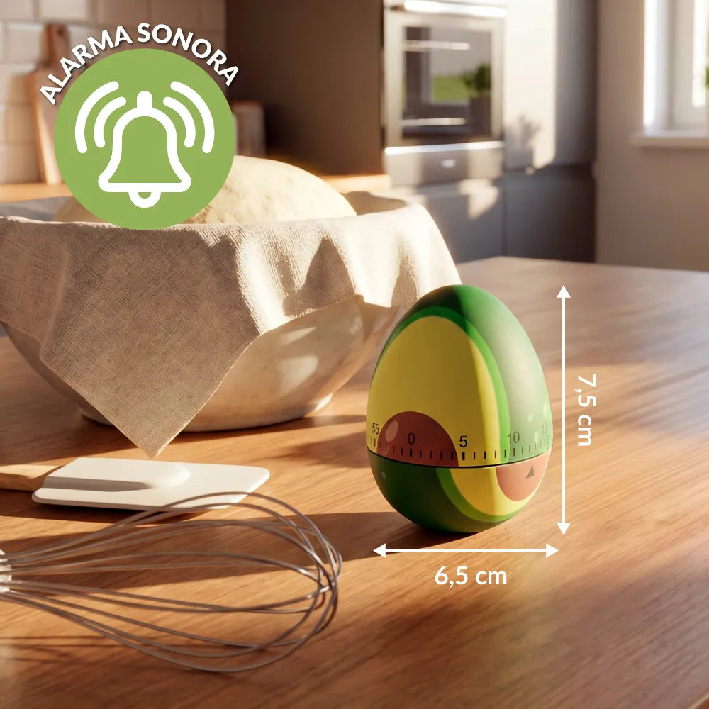 Temporizador de cocina aguacate