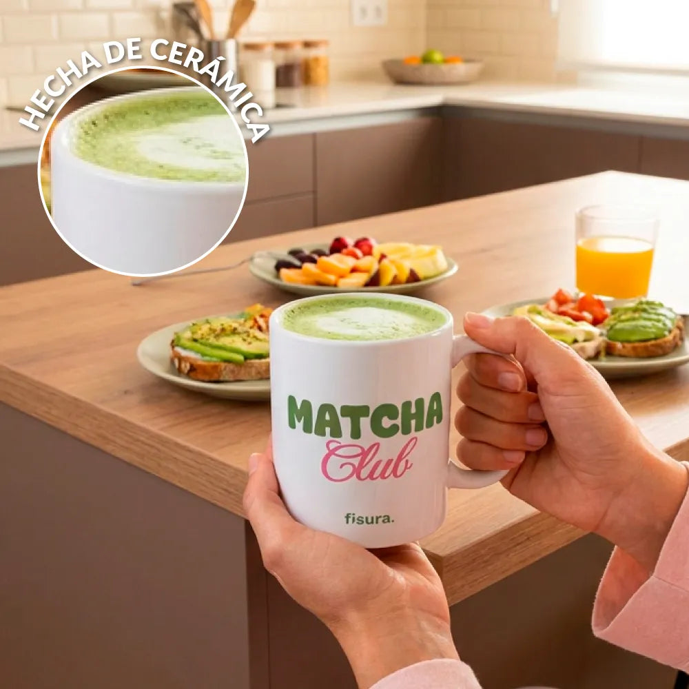 Taza “Matcha club”