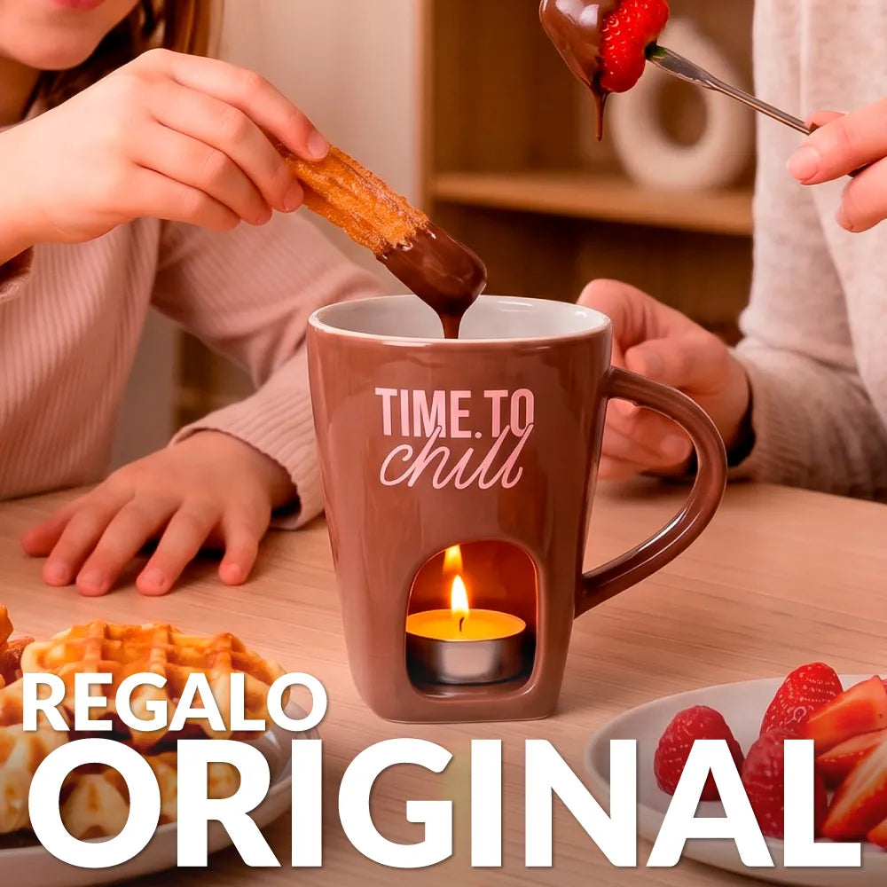 Taza fondue “Time to chill”