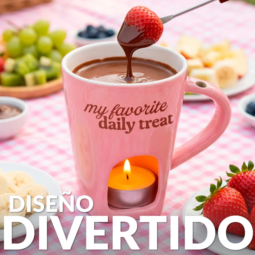 Taza fondue “My favorite daily treat”
