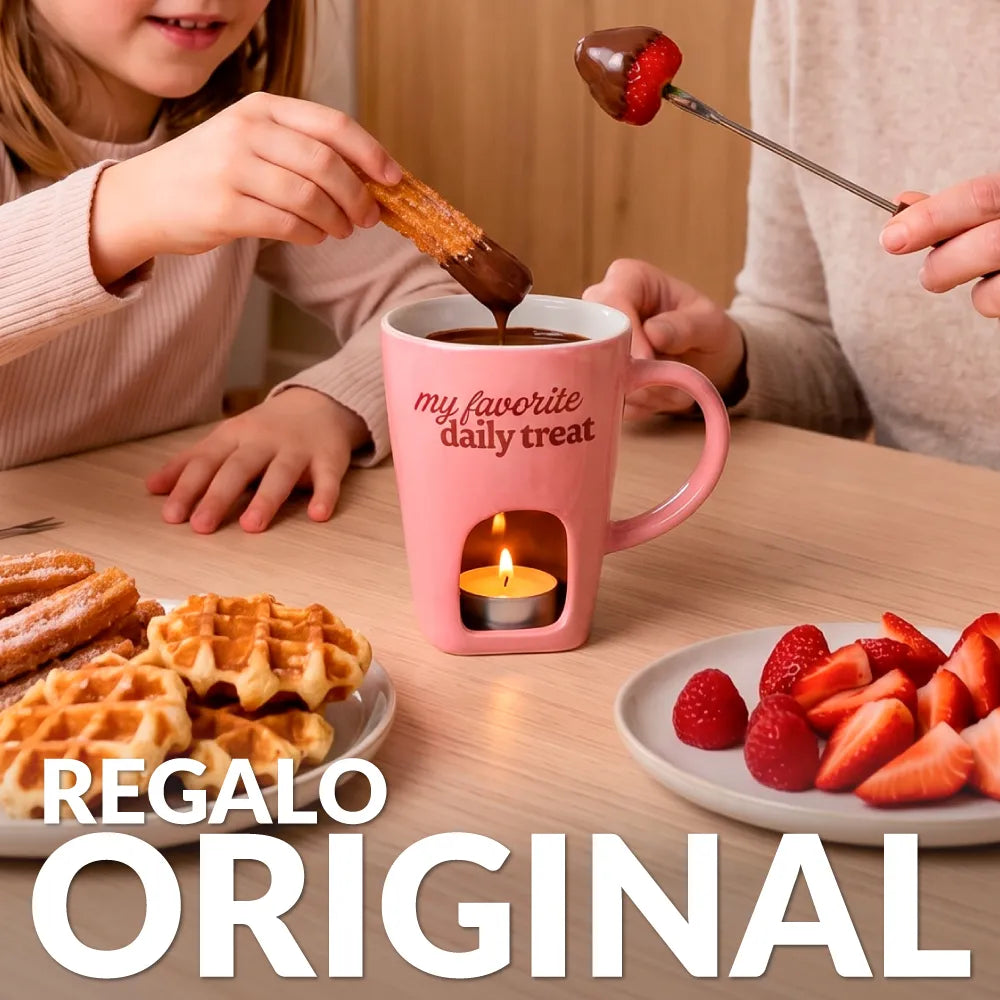 Taza fondue “My favorite daily treat”