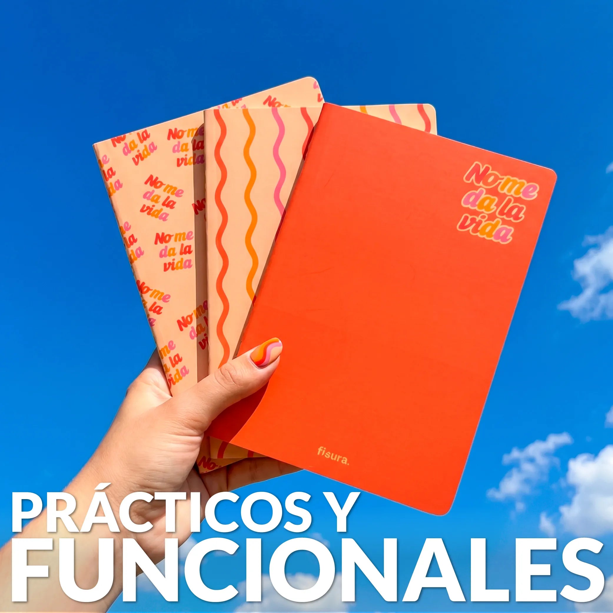 Libreta A5 “No me da la vida” pack de 3
