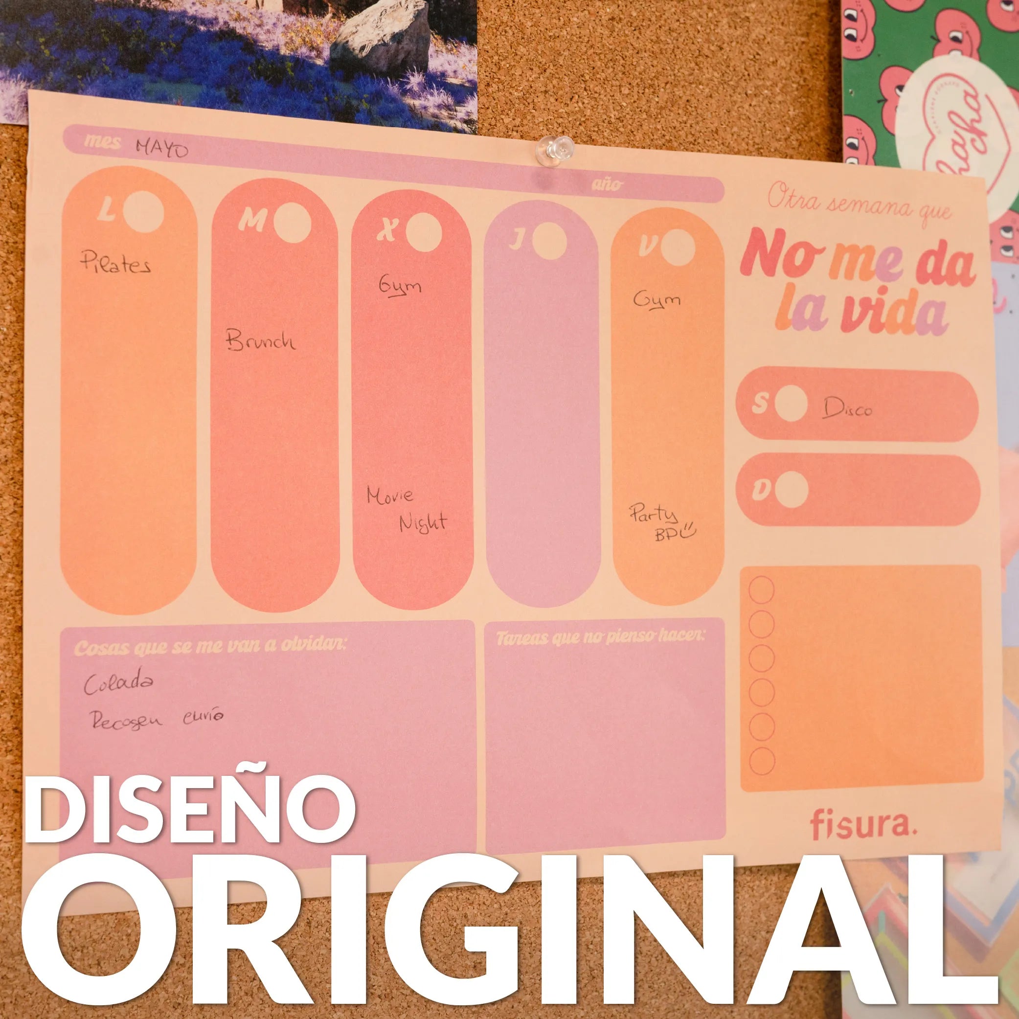 Planner A4 “No me da la vida”