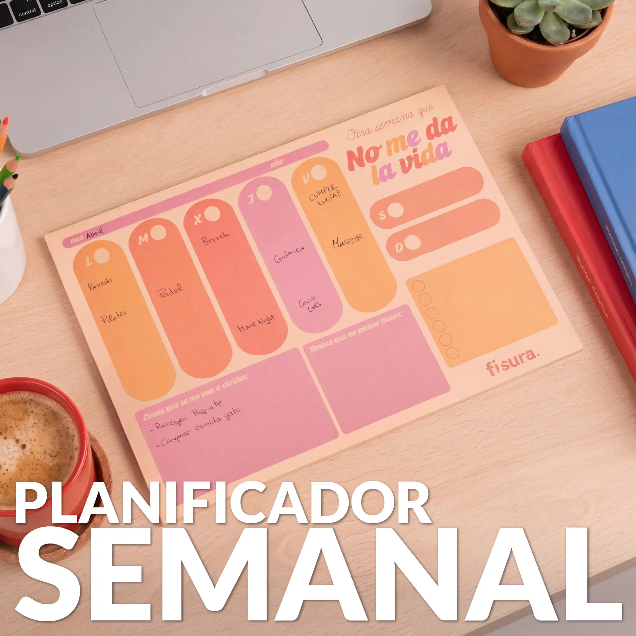 Planner A4 “No me da la vida”