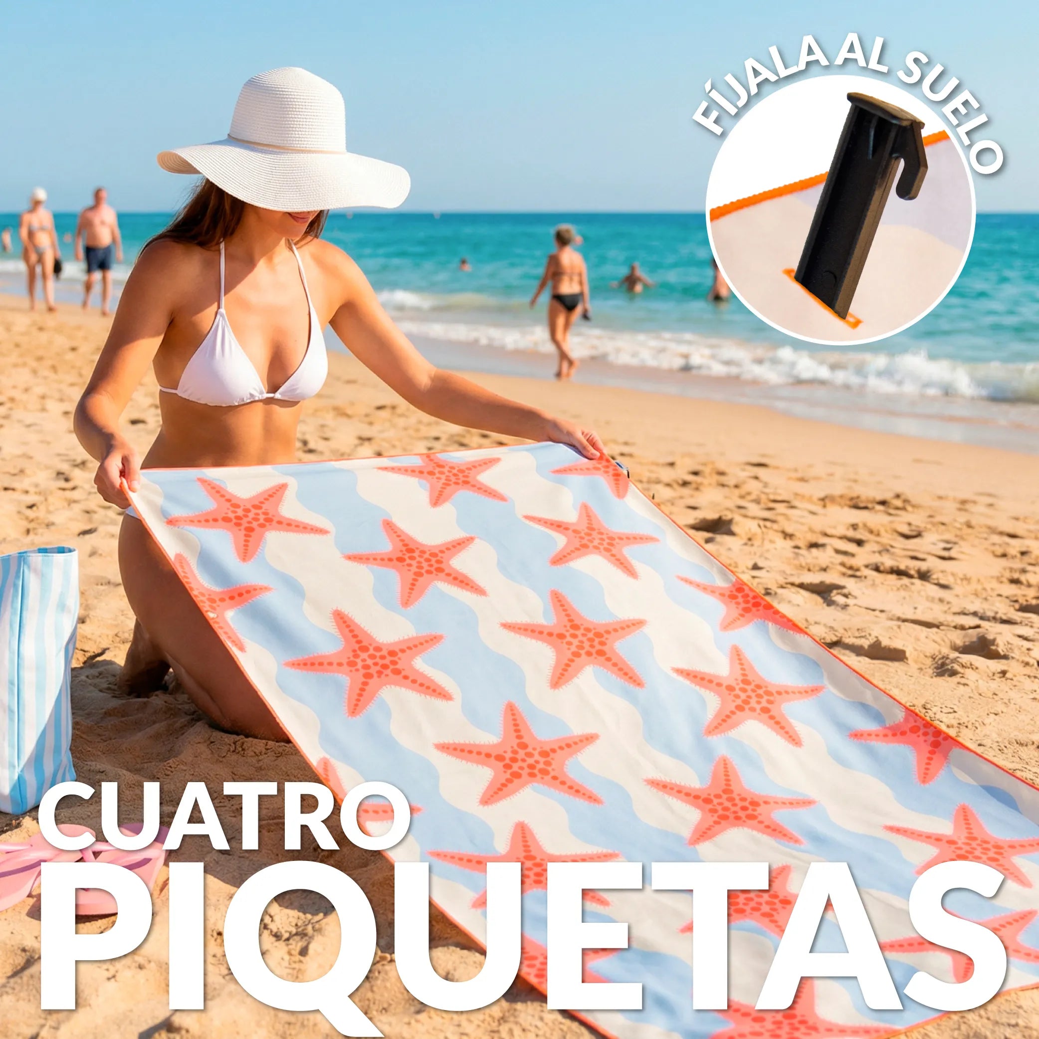Toalla playa “Estrellas de mar”