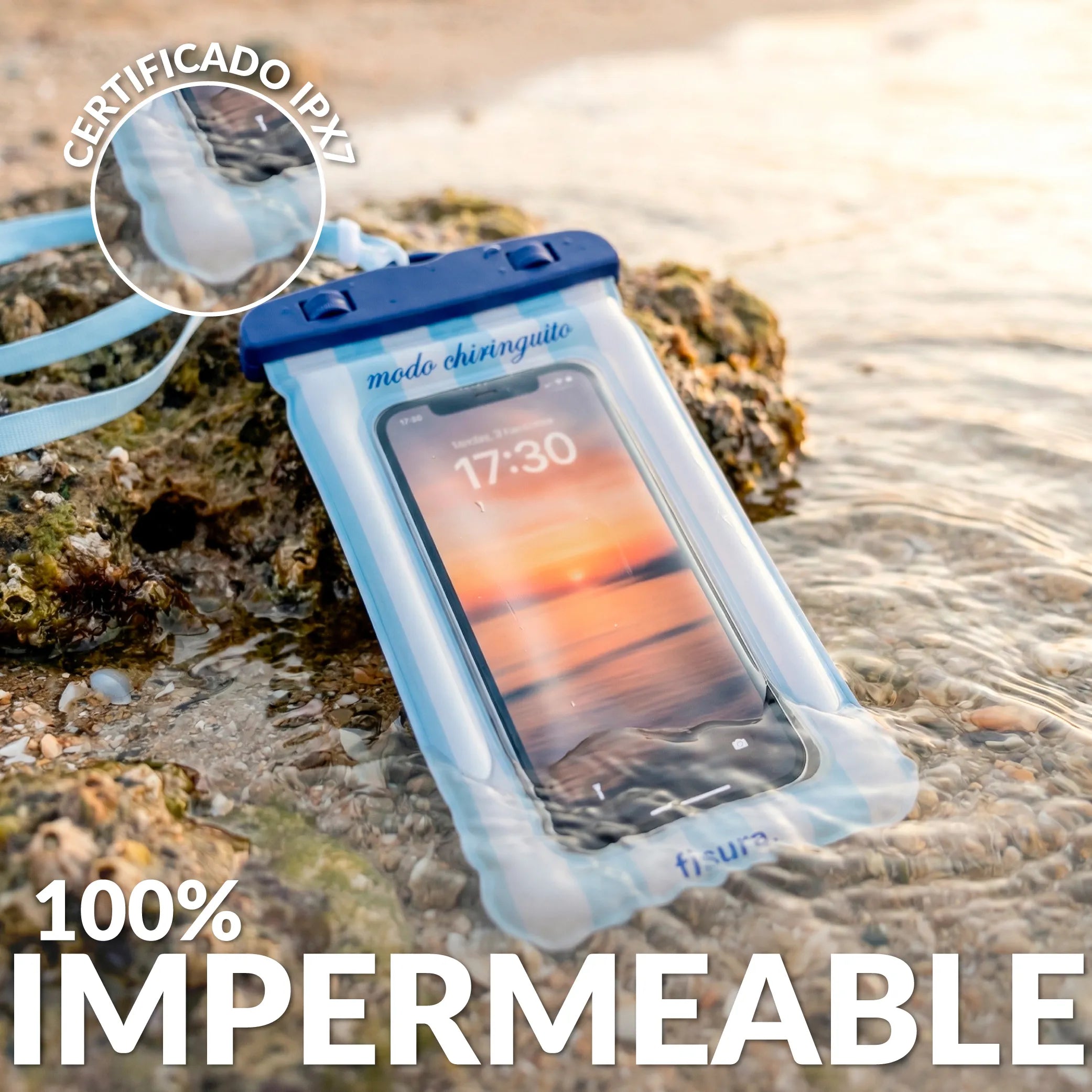 Funda móvil waterproof "Modo chiringuito”
