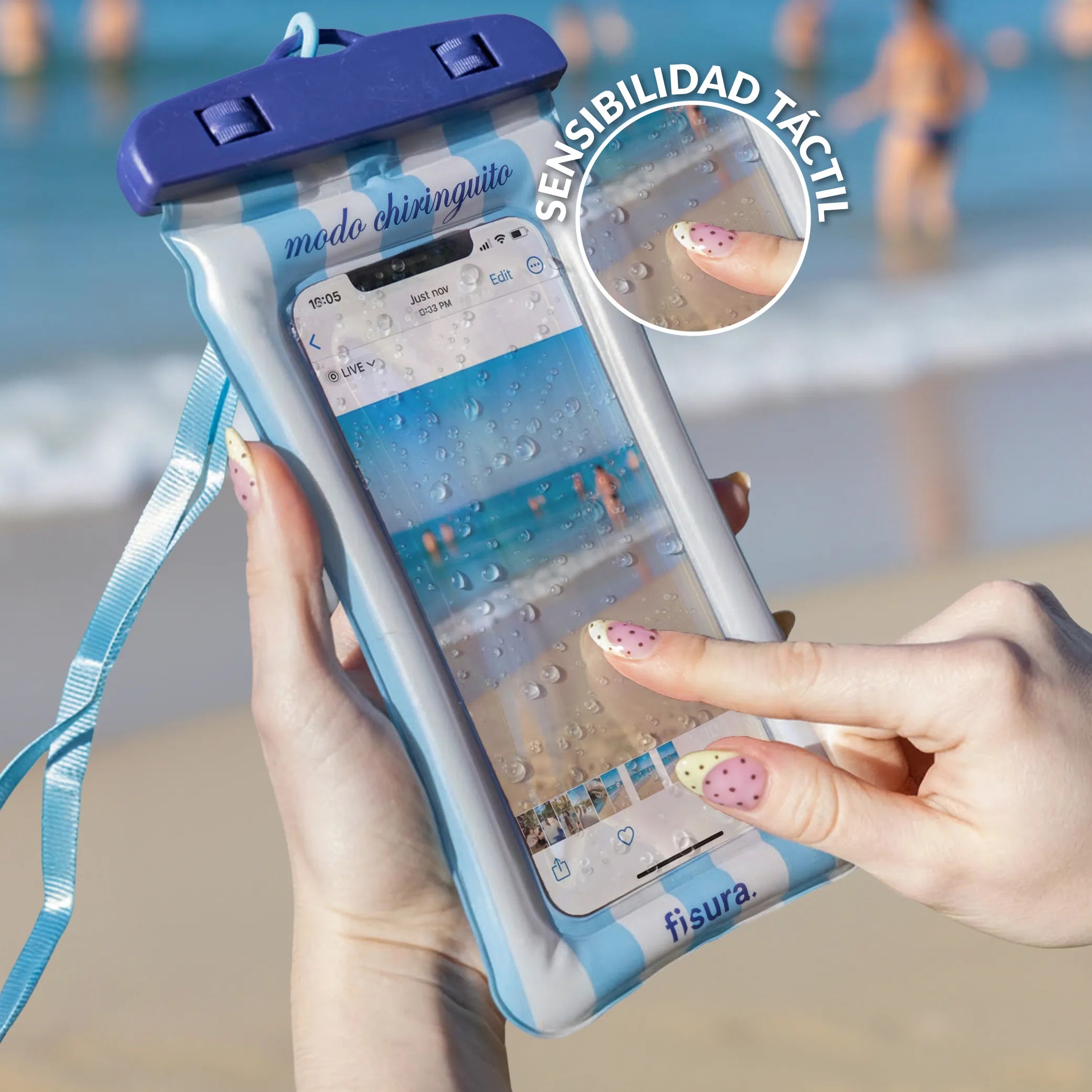 Funda móvil waterproof "Modo chiringuito”