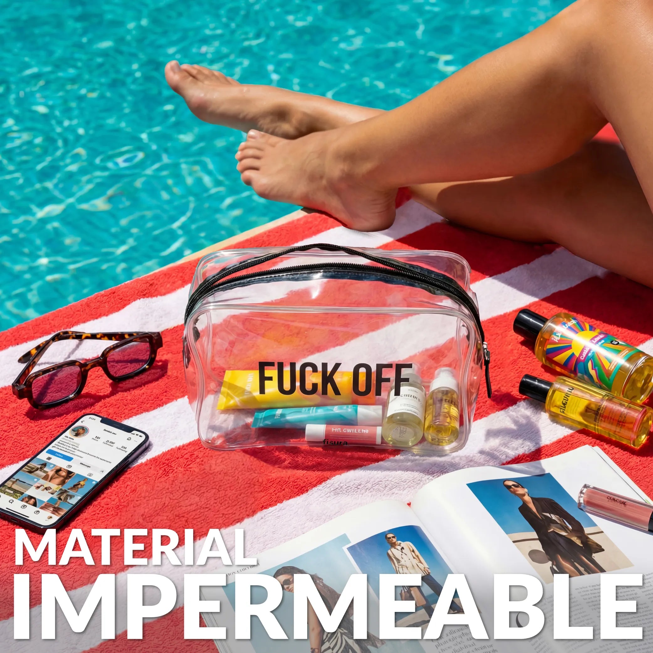 Neceser de viaje "Fuck off"