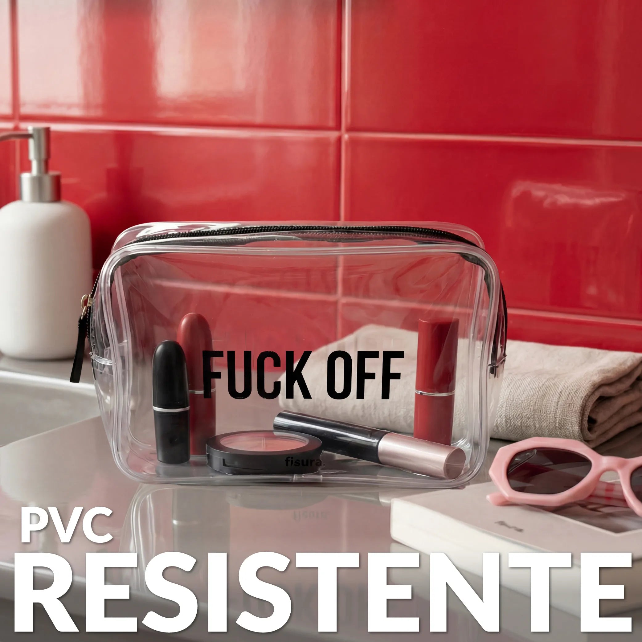 Neceser de viaje "Fuck off"