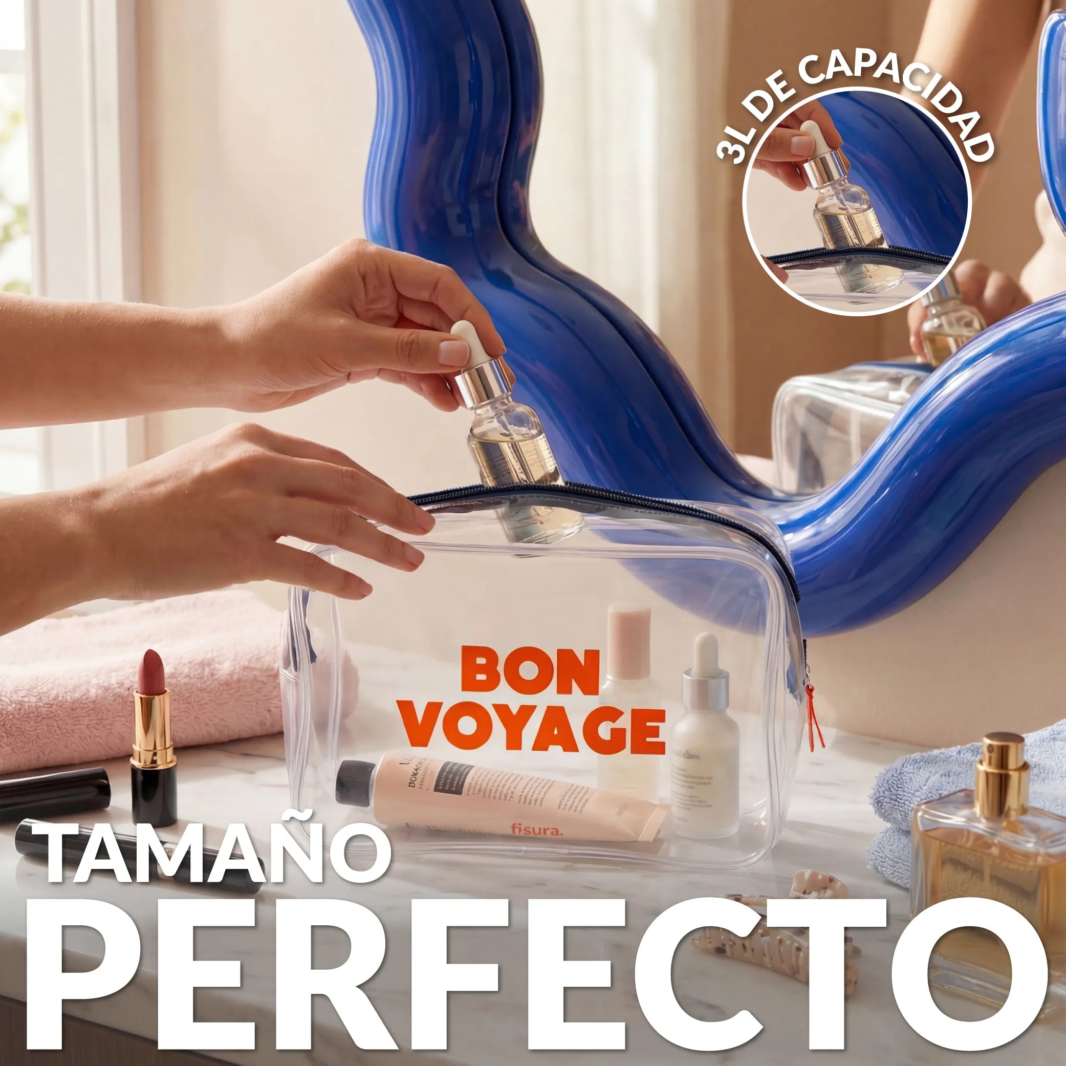 Neceser de viaje "Bon voyage"