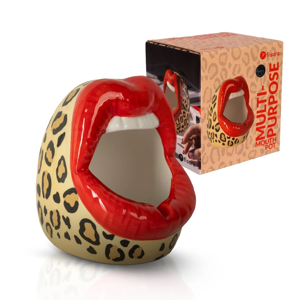 Cenicero boca “Leopardo”