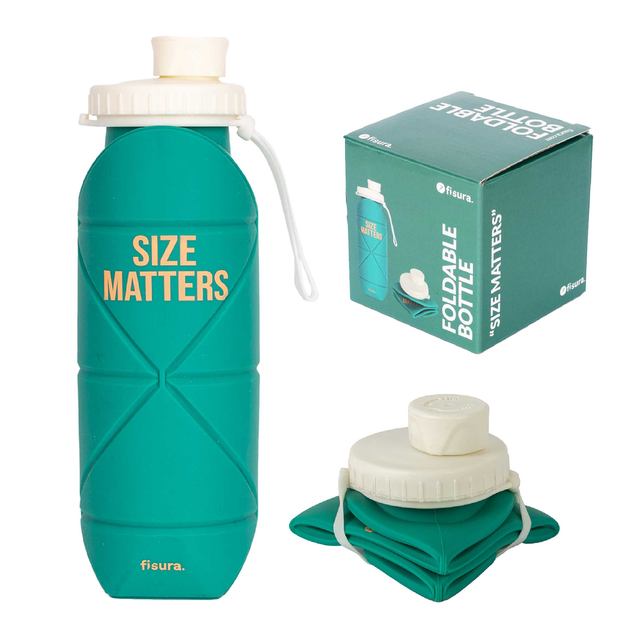 Botella plegable “Size matters”