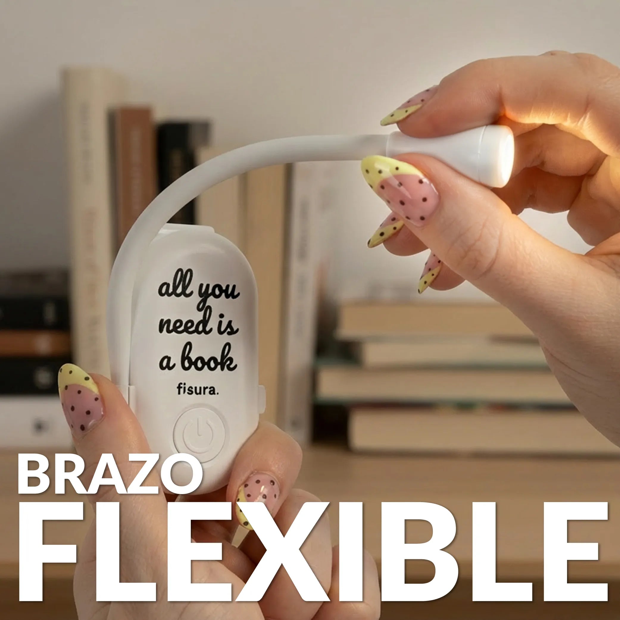 Lampe de lecture orientable “All you need is a book”