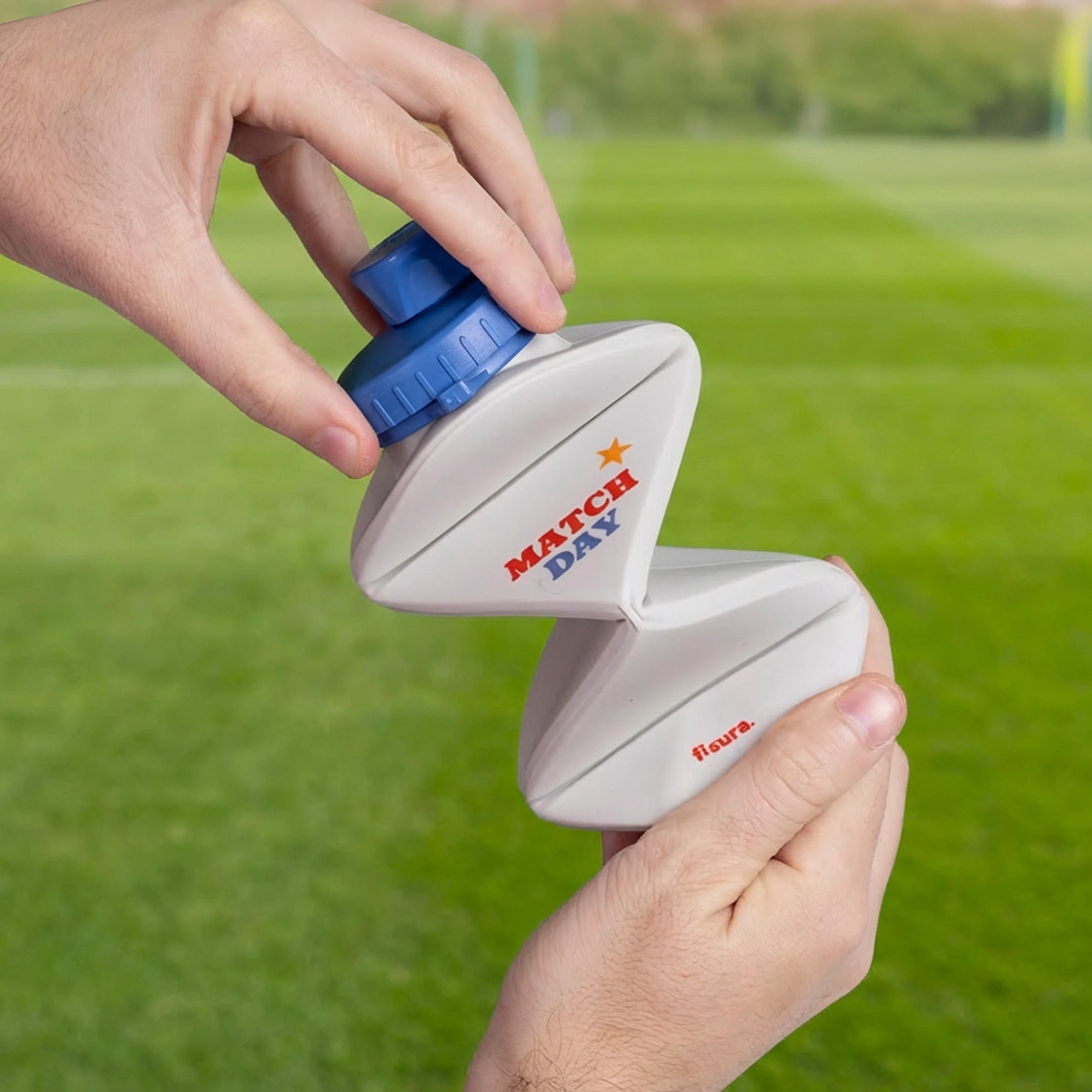 Botella plegable "Match day"