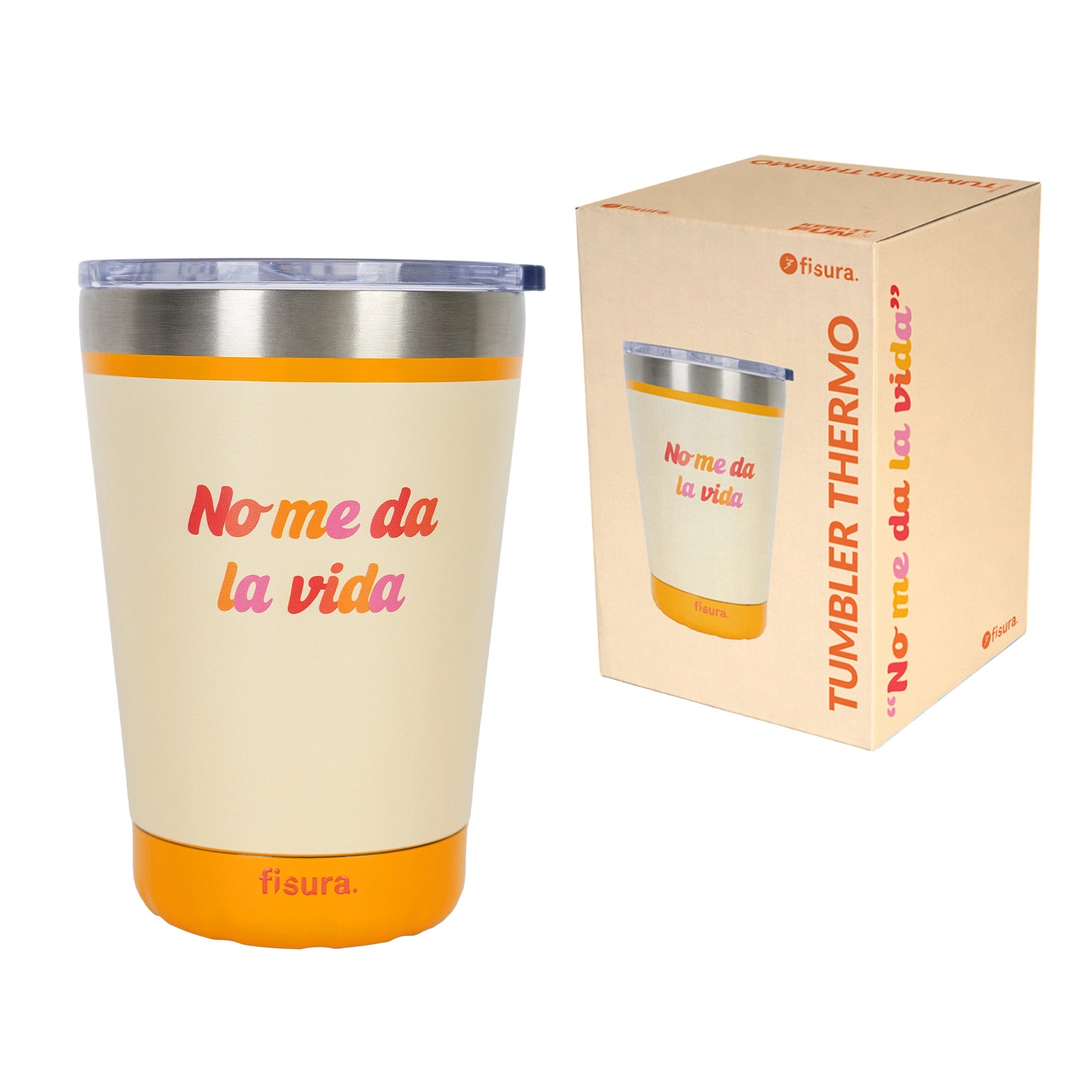 Vaso termo "No me da la vida”