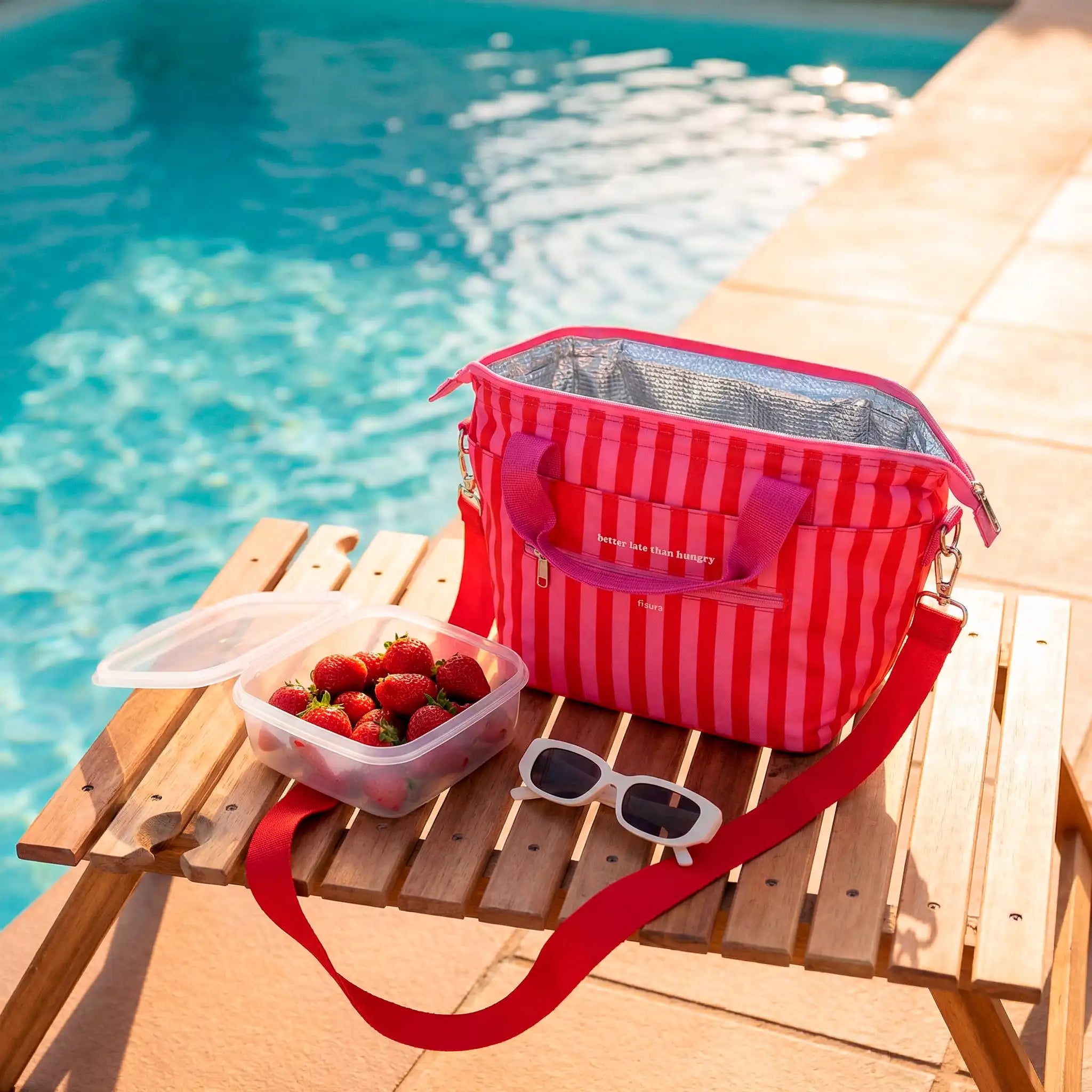 Sac isotherme porte-aliments “Better late than hungry”