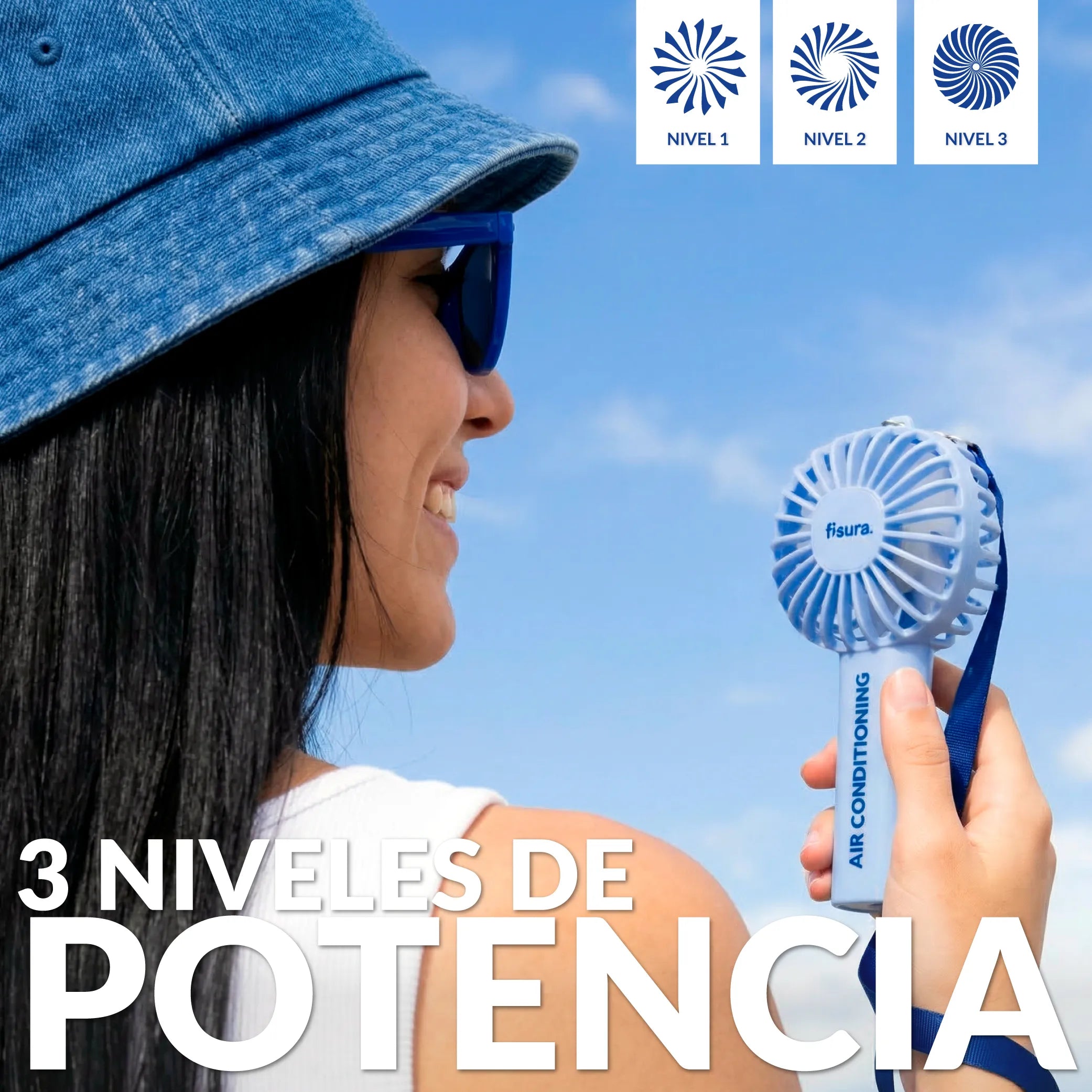 Ventilador portátil "Air conditioning"