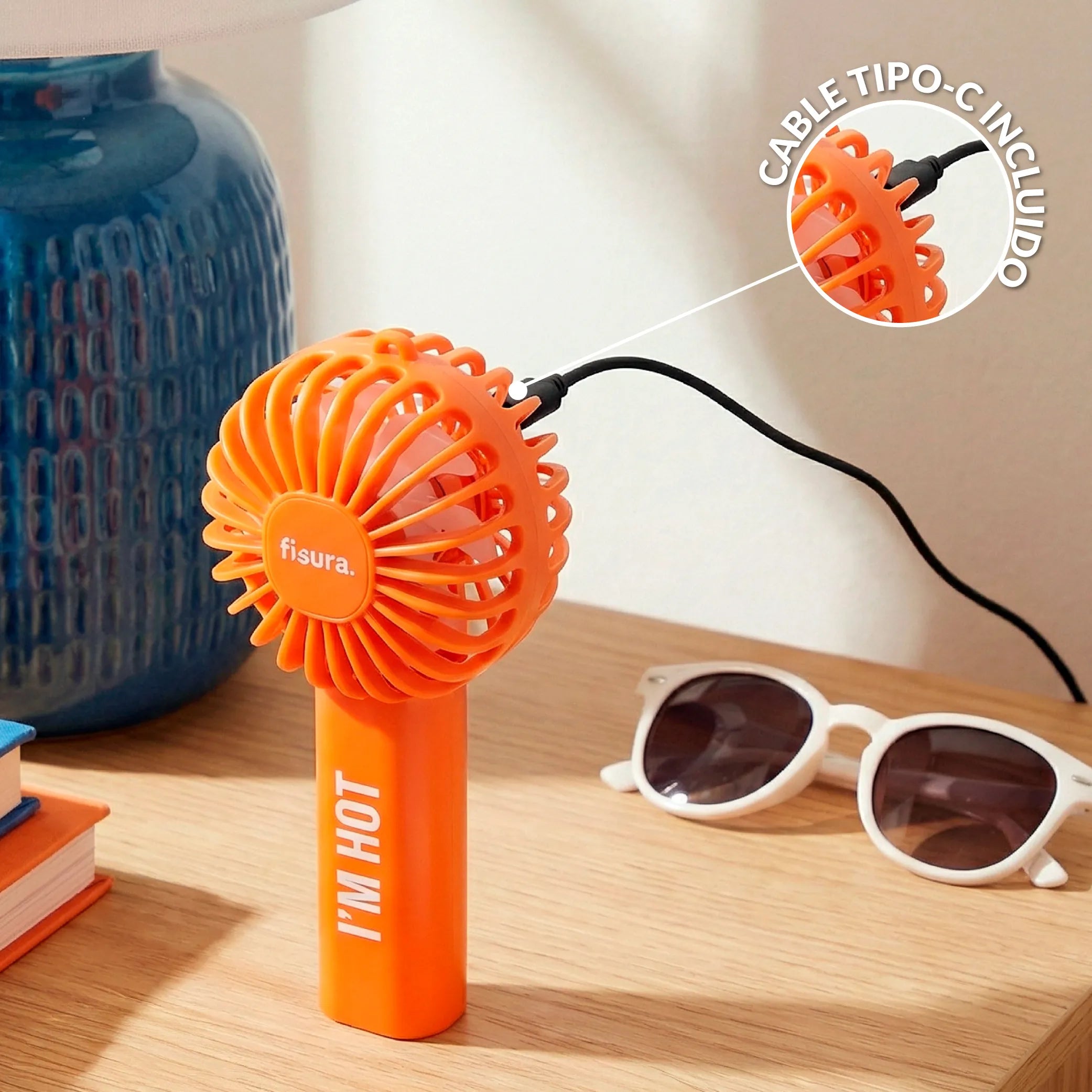 Ventilador portátil "I´m hot”