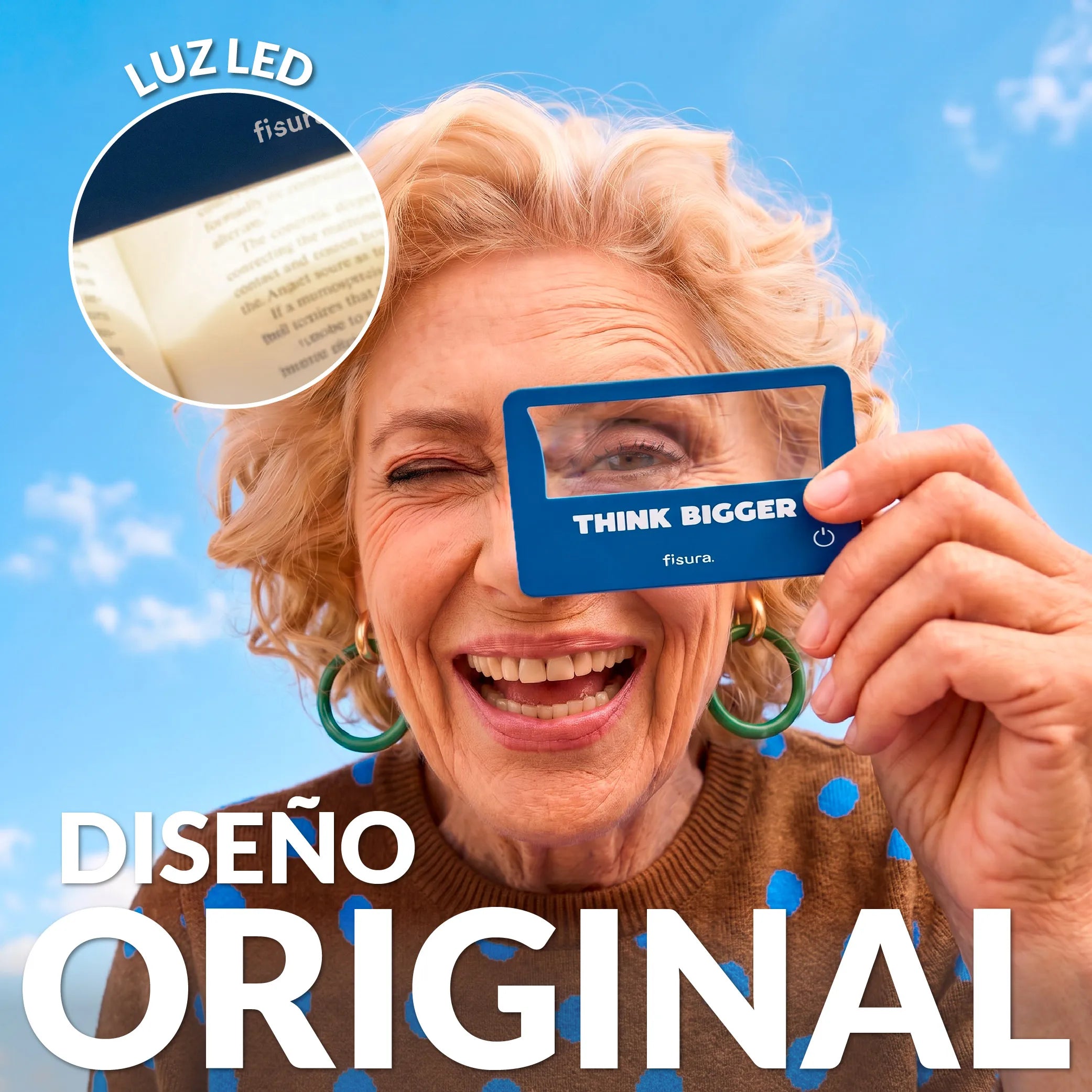 Lupa de aumento "Think bigger"