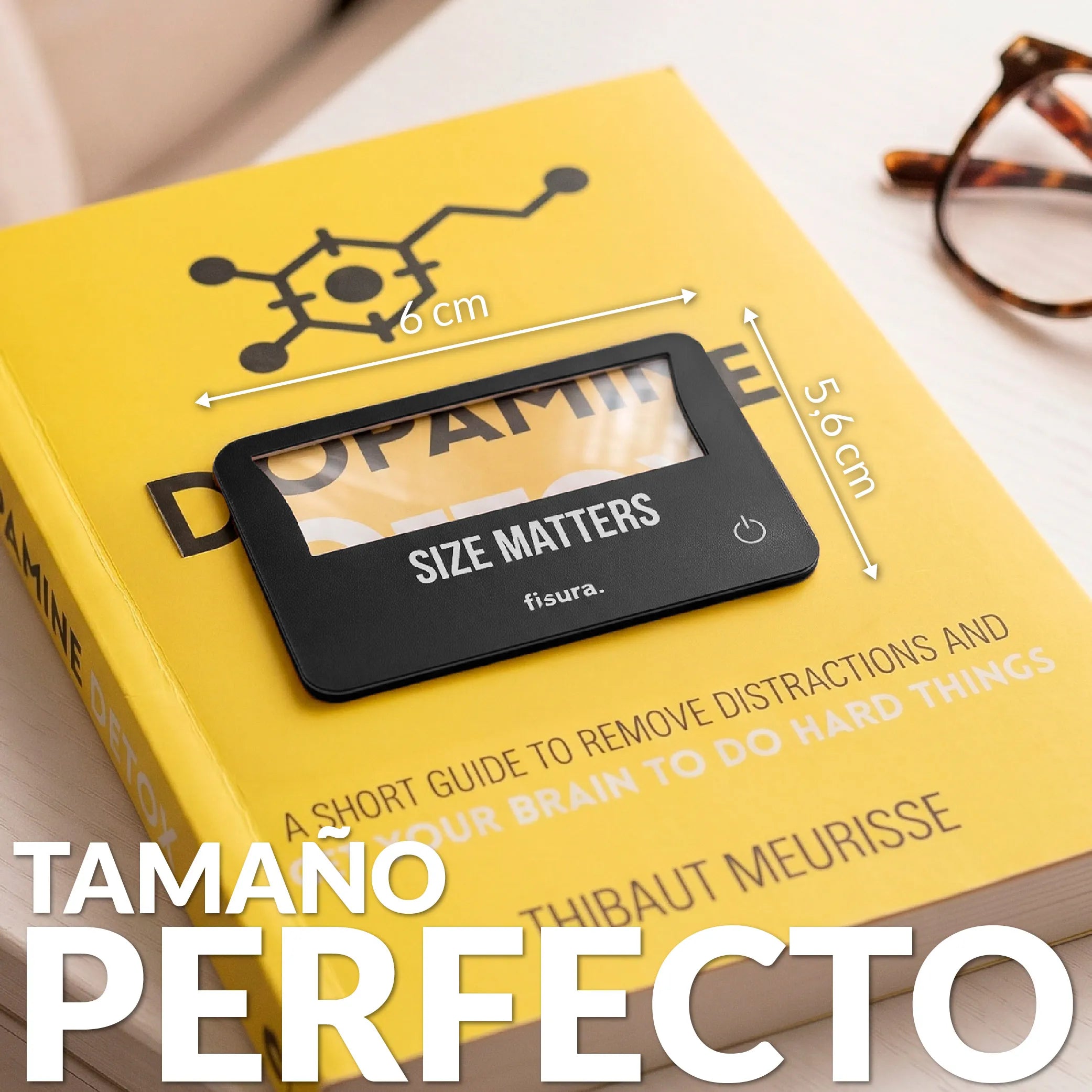 Lupa de aumento "Size matters"