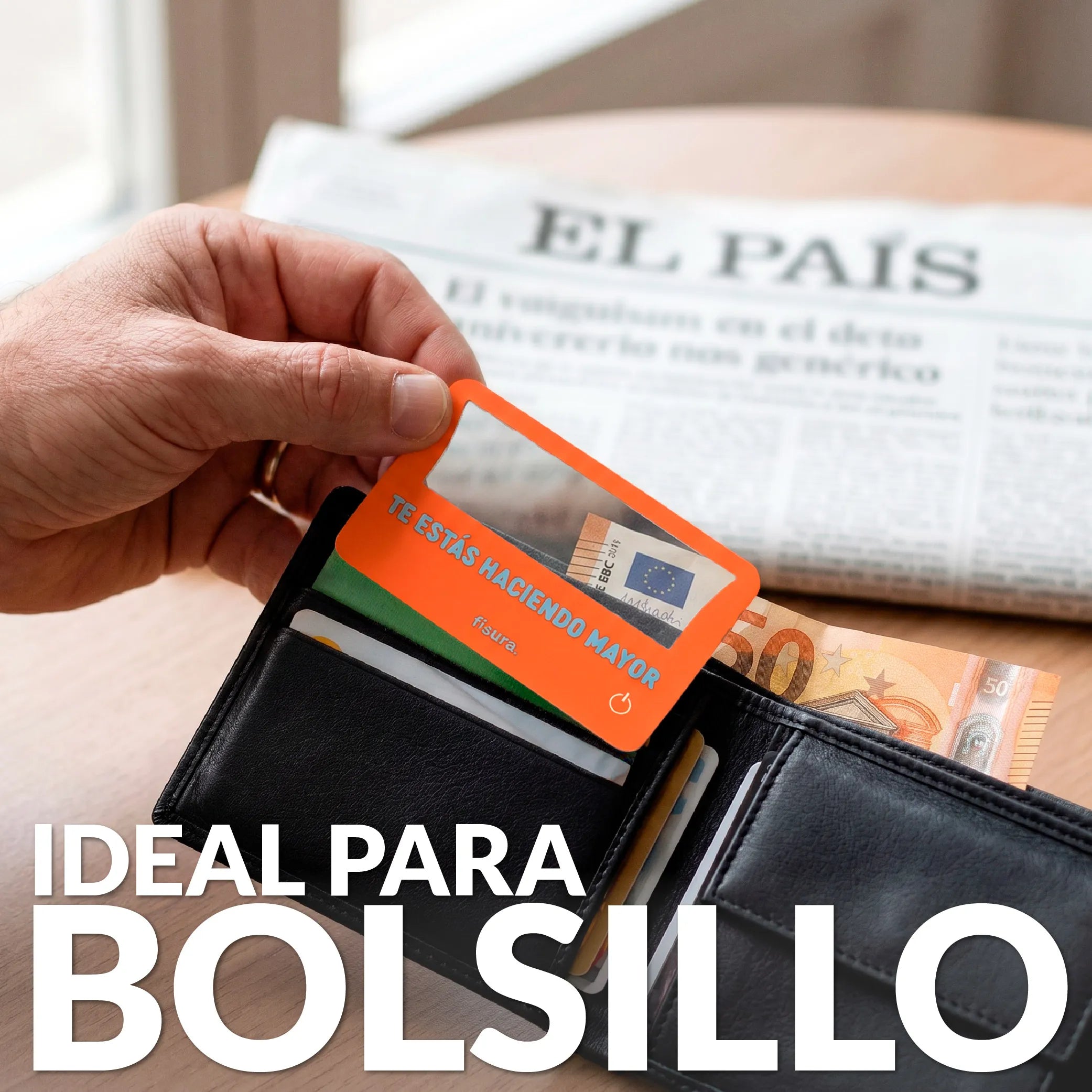 Lupa de aumento "Te estás haciendo mayor"
