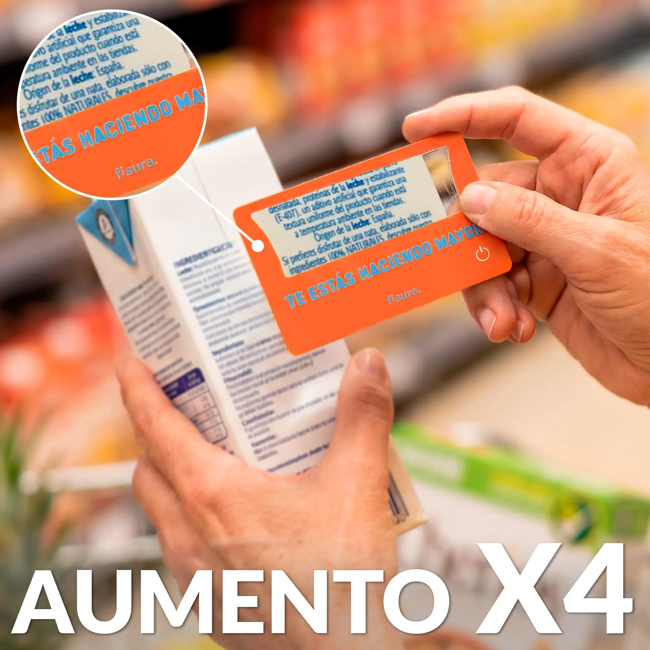 Lupa de aumento "Te estás haciendo mayor"