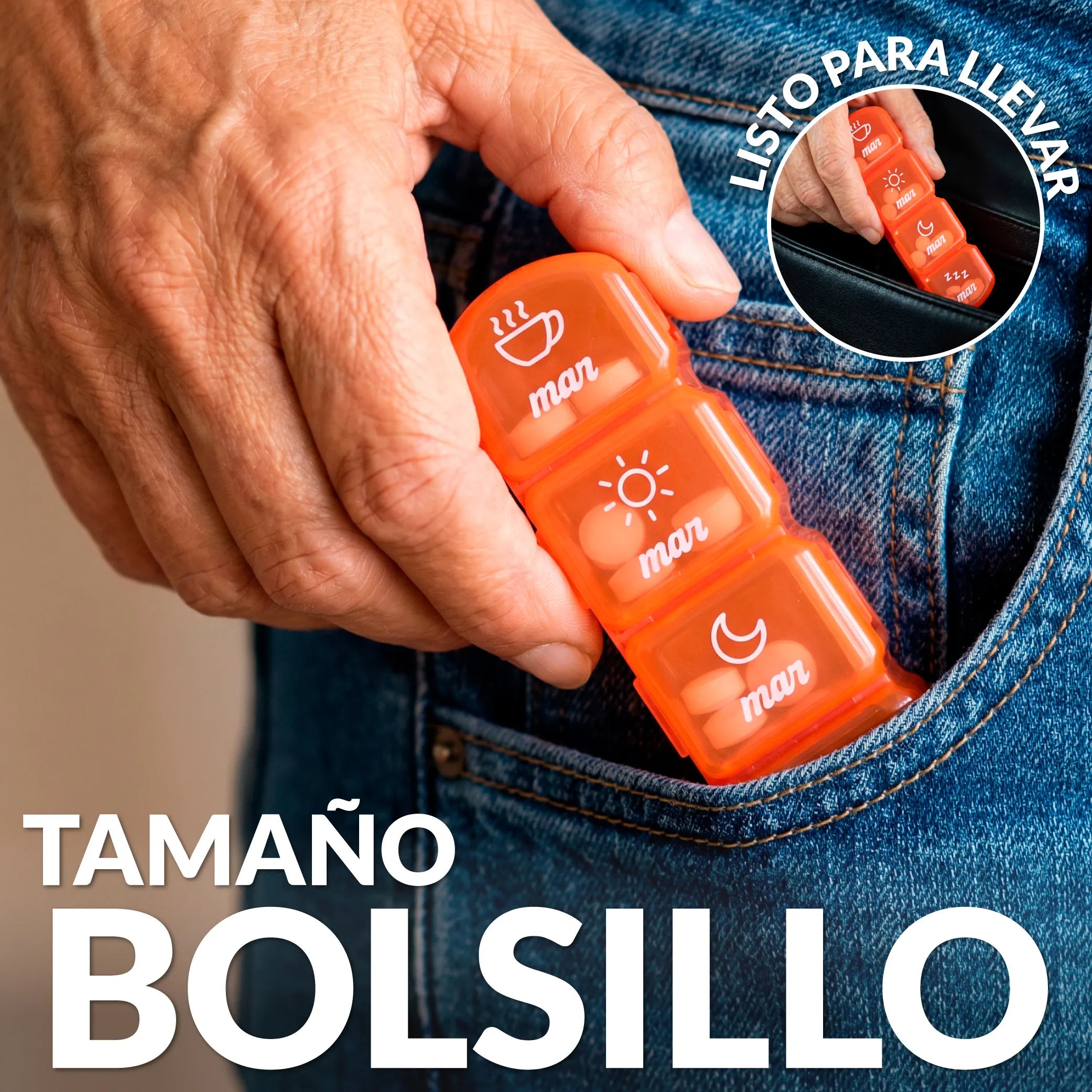Pastillero "No me da la vida"