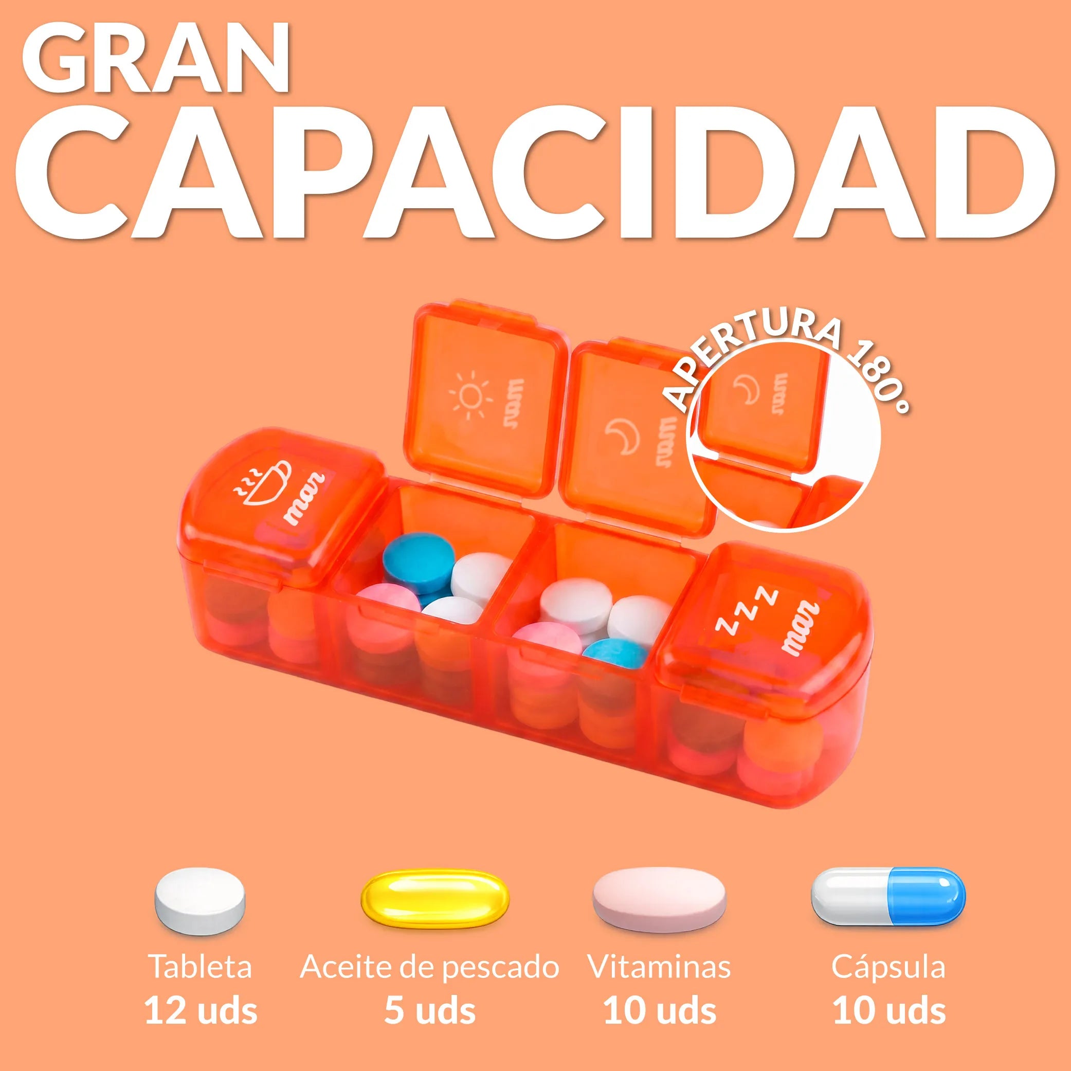 Pastillero "No me da la vida"