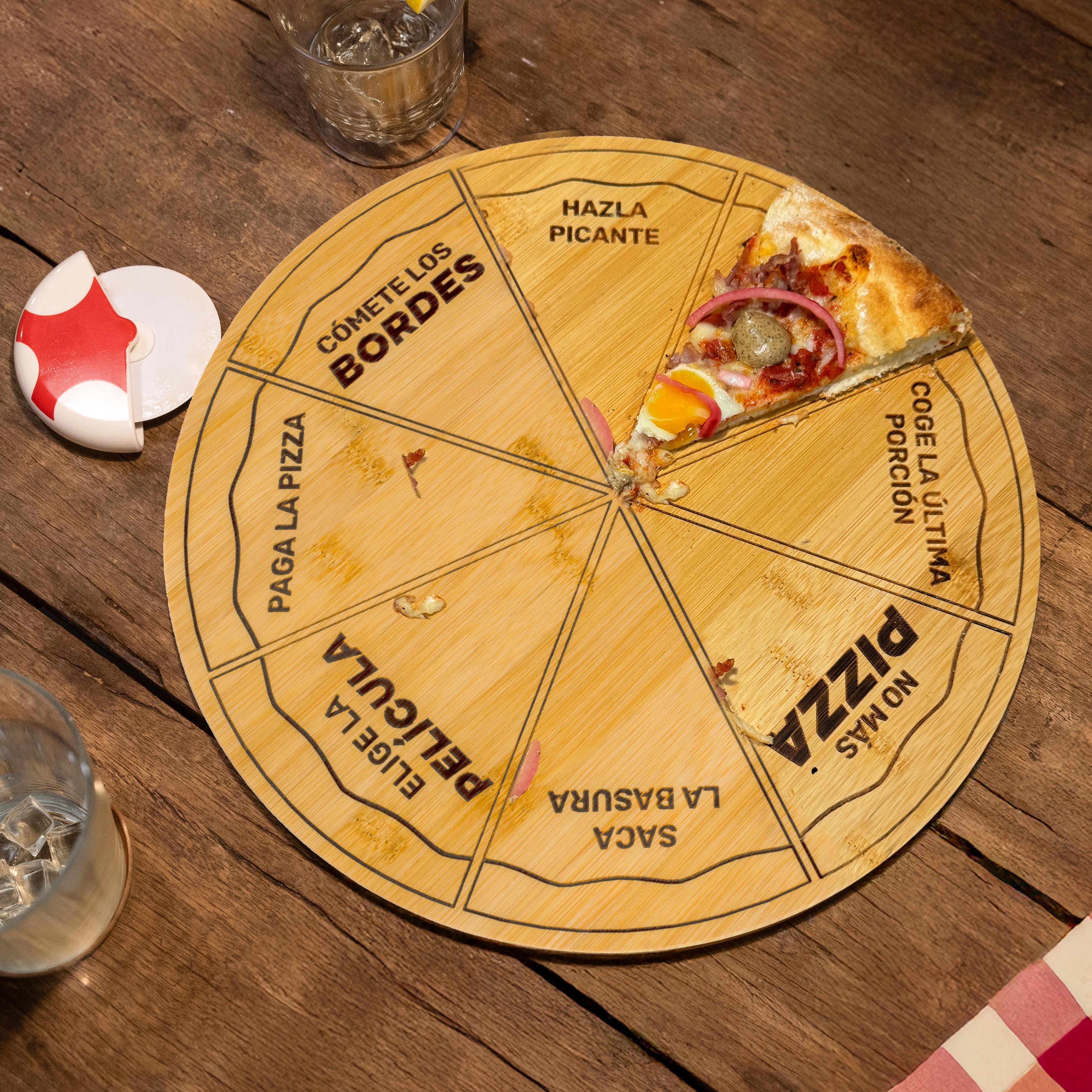 Plato pizza español