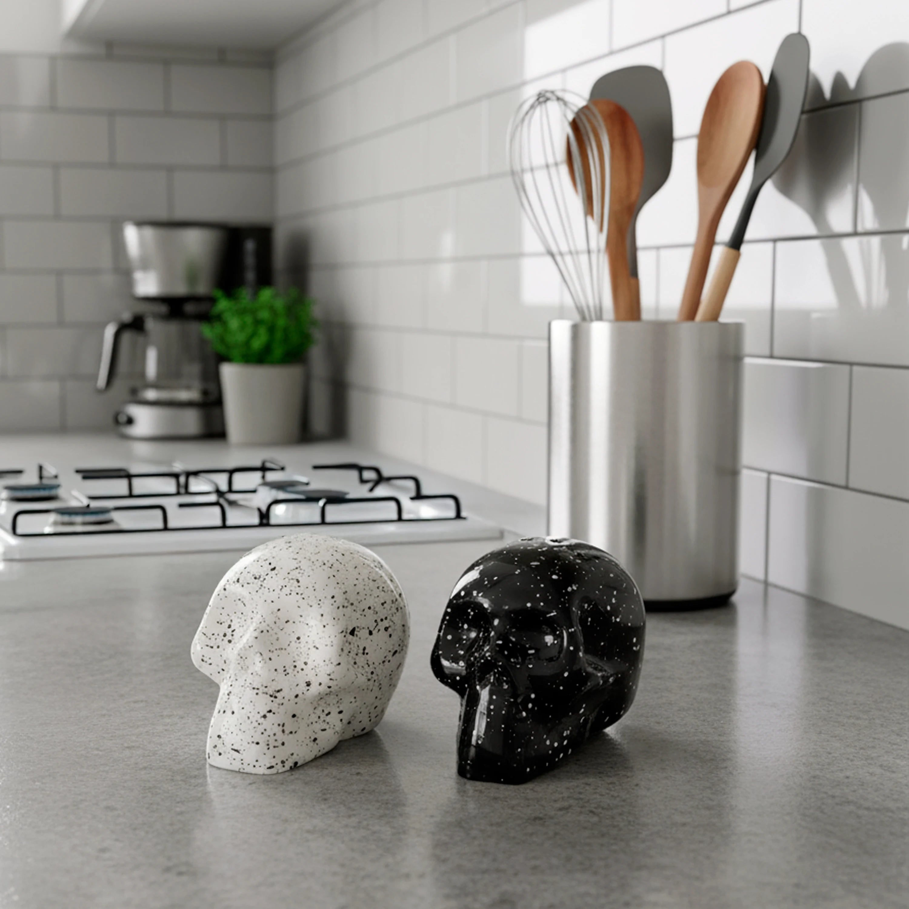 Salero y pimentero “Calaveras”