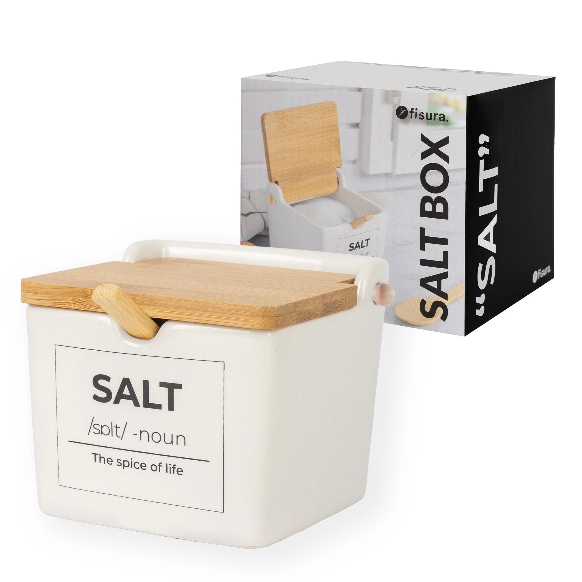 Salero “Salt” blanco